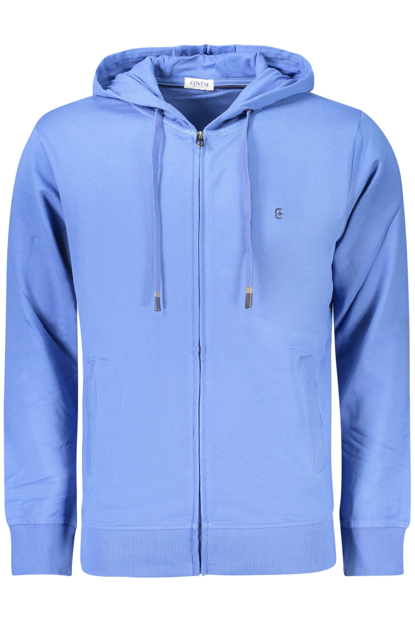 Мъжки суитшърт с цип COVERI MOVING, син - COVERI MOVING