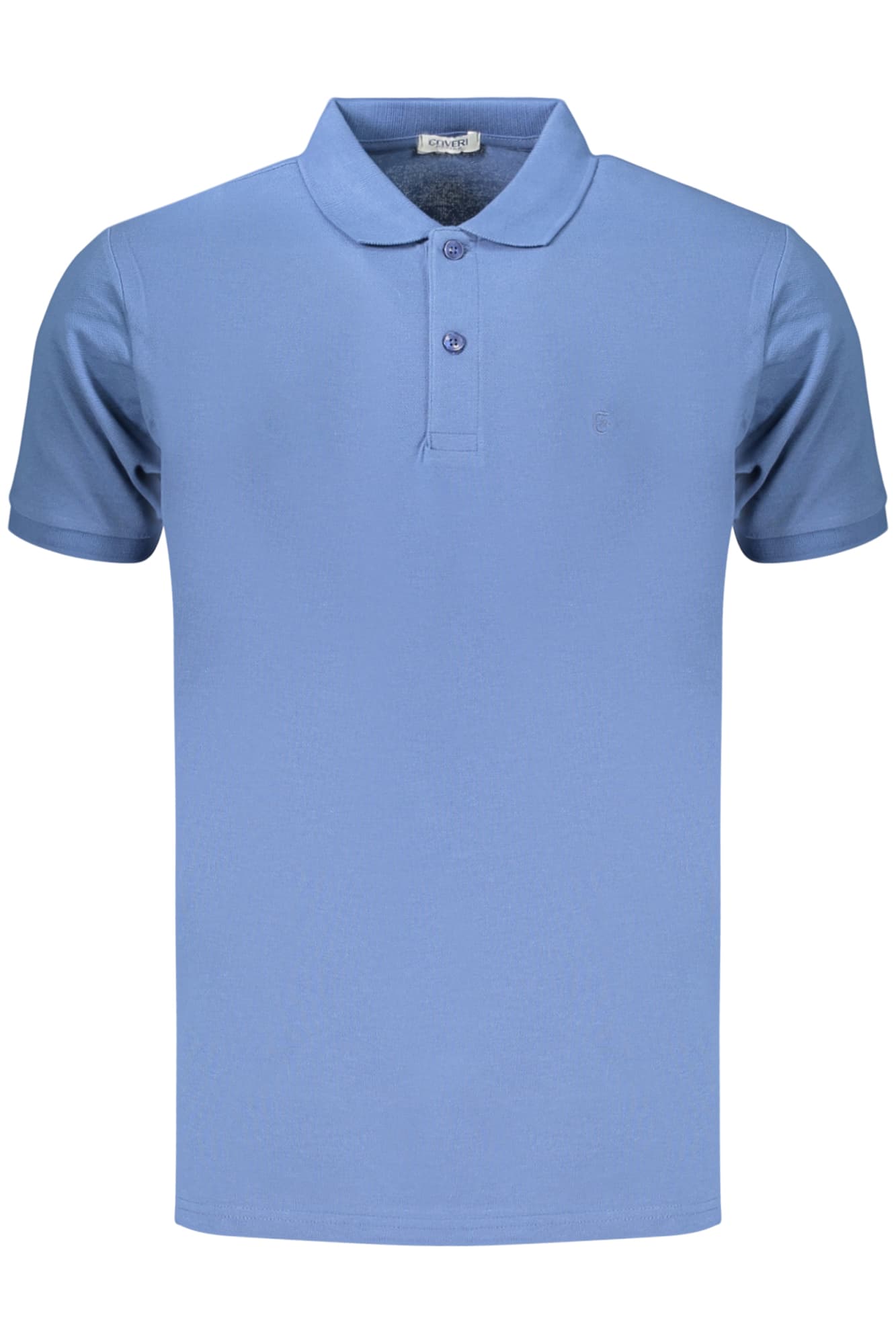 МЪЖКА ПОЛО БЛИЗА С КЪС РЪКАВ COVERI MOVING, СИНЯ - COVERI MOVING