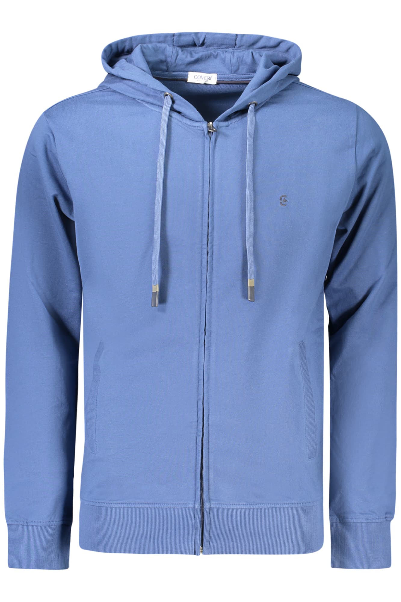 Мъжки суитшърт с цип COVERI MOVING, син - COVERI MOVING