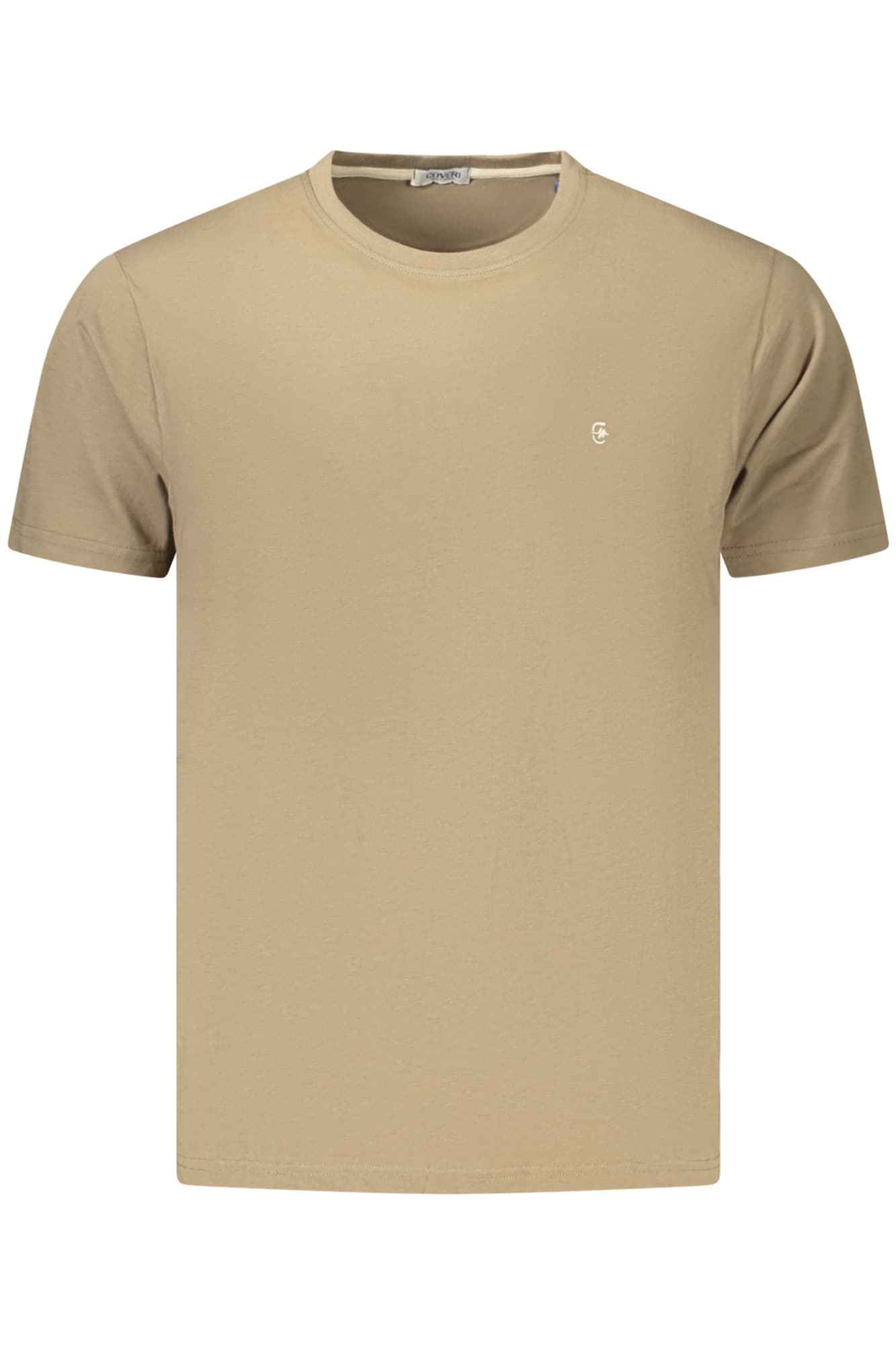 Мъжка тениска с къс ръкав COVERI MOVING, кафява - COVERI MOVING