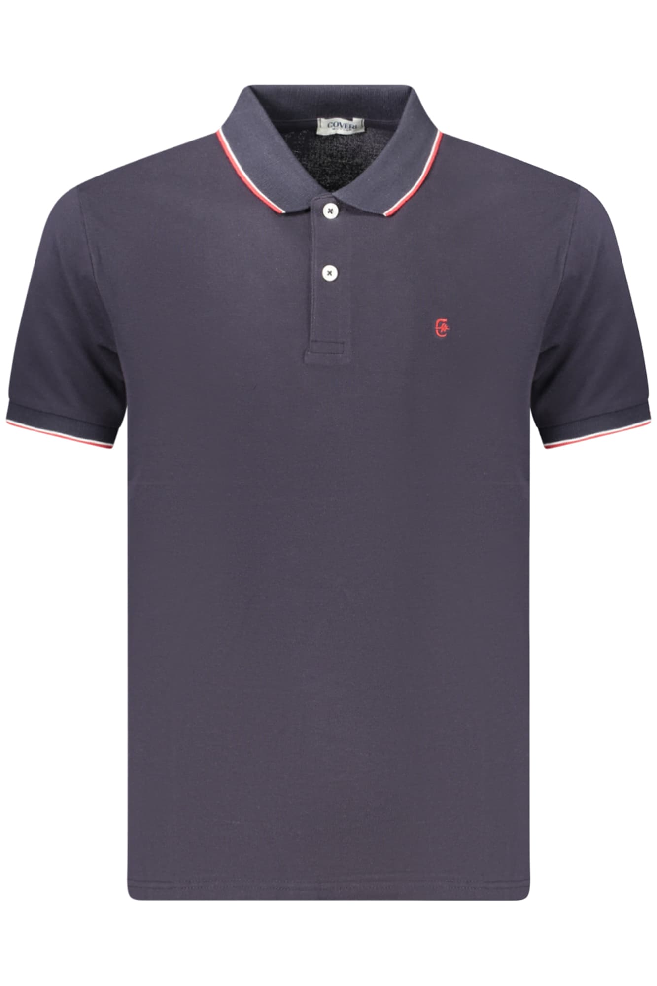 МЪЖКА ПОЛО БЛИЗА С КЪС РЪКАВ COVERI MOVING, СИНЯ - COVERI MOVING