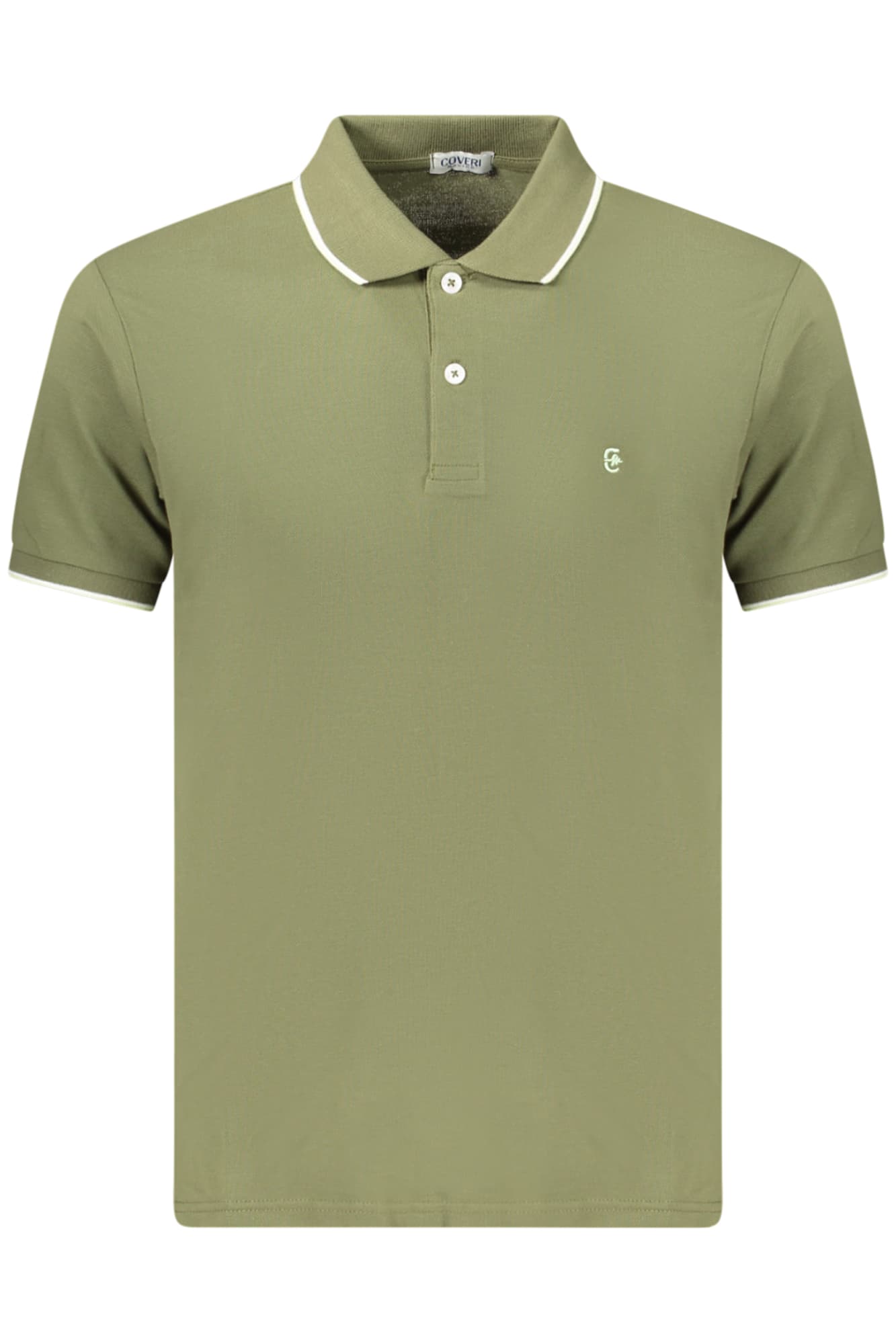 МЪЖКА ПОЛО БЛИЗА С КЪС РЪКАВ COVERI MOVING, ЗЕЛЕНА - COVERI MOVING