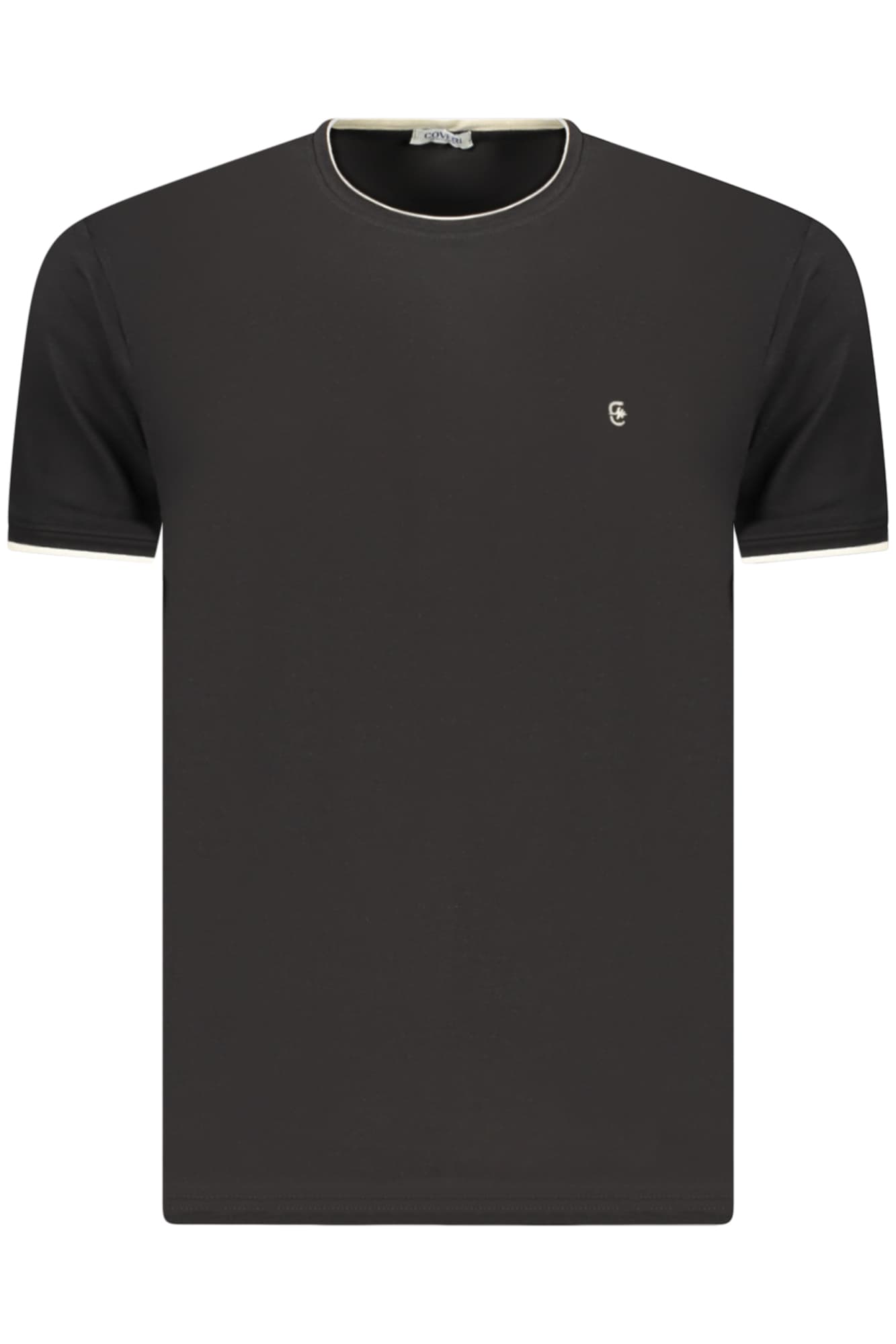 Мъжка тениска с къс ръкав COVERI MOVING, черна - COVERI MOVING