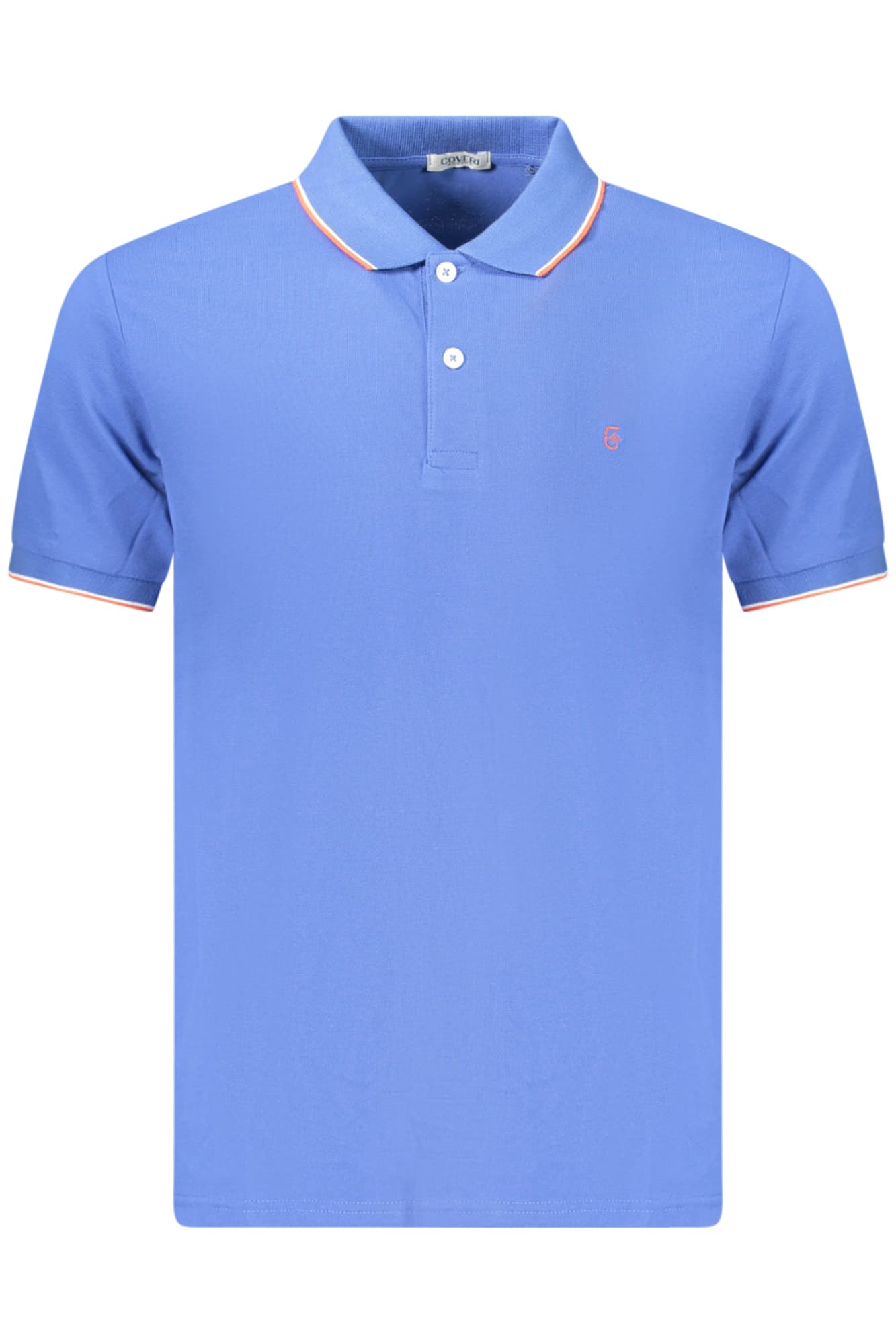 МЪЖКА ПОЛО БЛИЗА С КЪС РЪКАВ COVERI MOVING, СИНЯ - COVERI MOVING