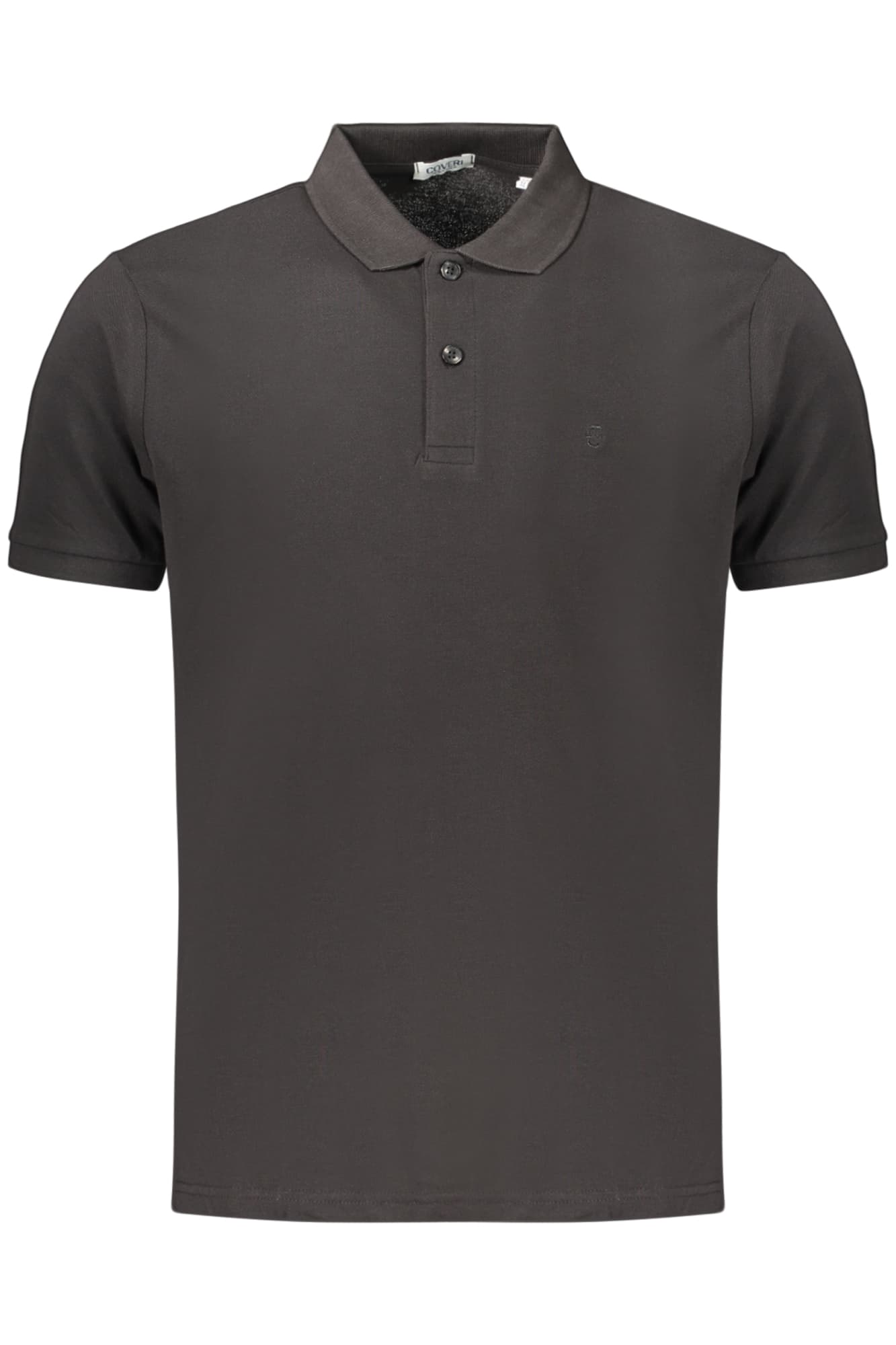 Мъжка поло тениска с къс ръкав COVERI MOVING, черна - COVERI MOVING