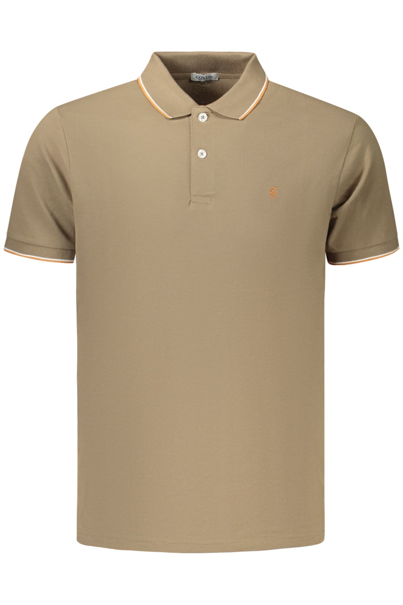 МЪЖКА ПОЛО БЛИЗА С КЪС РЪКАВ COVERI MOVING, КАФЯВА - COVERI MOVING