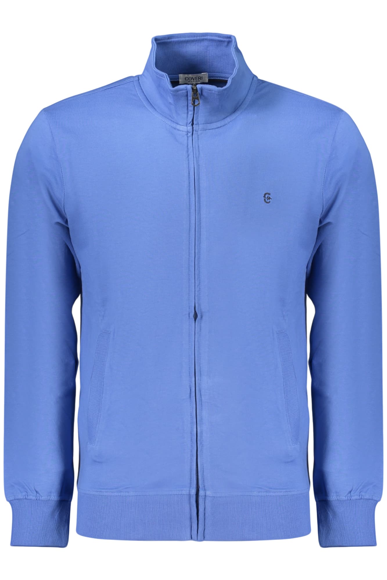 Мъжки суитшърт с цип COVERI MOVING, син - COVERI MOVING