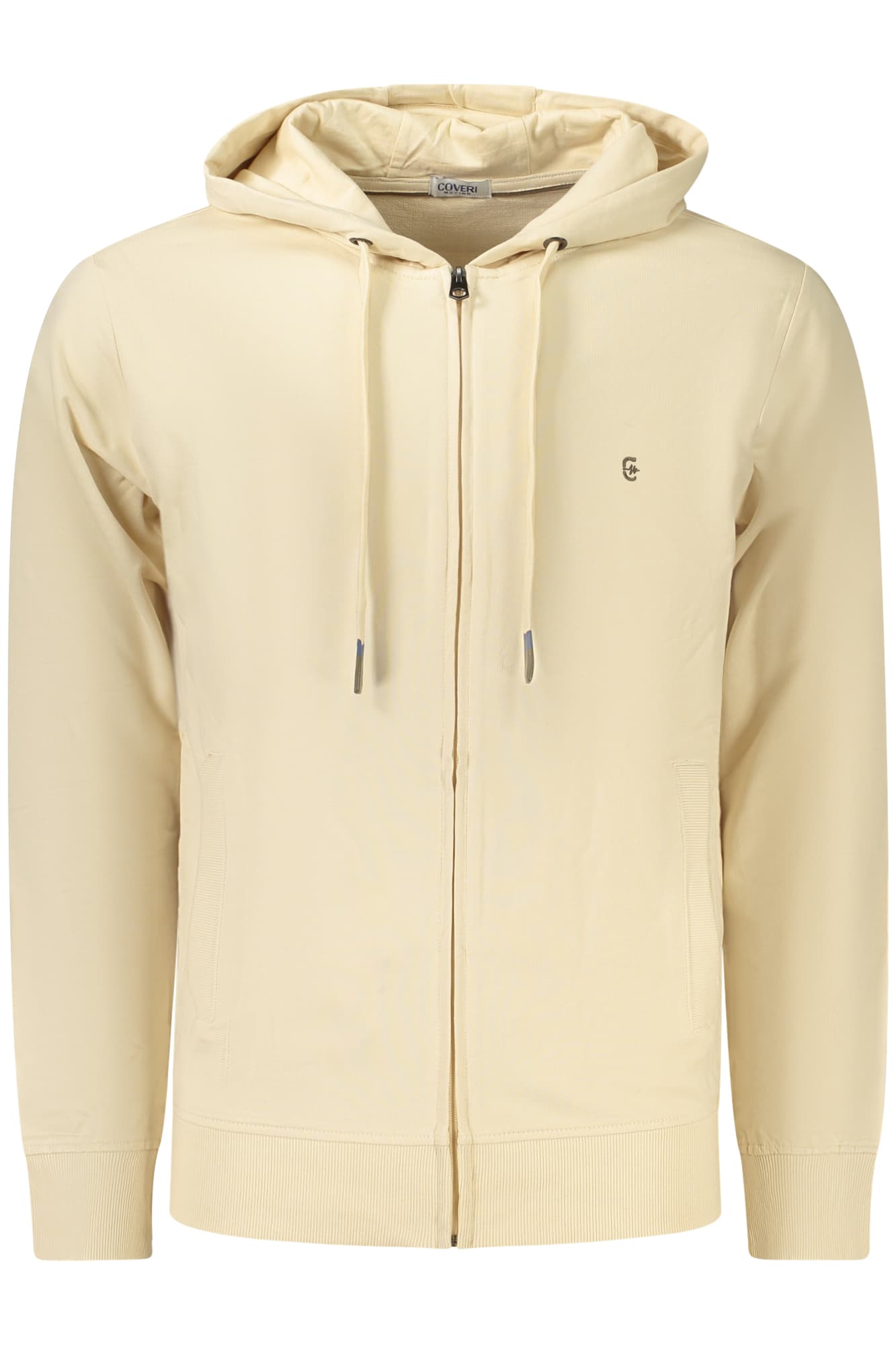 Мъжки бежов суитшърт с цип COVERI MOVING - COVERI MOVING