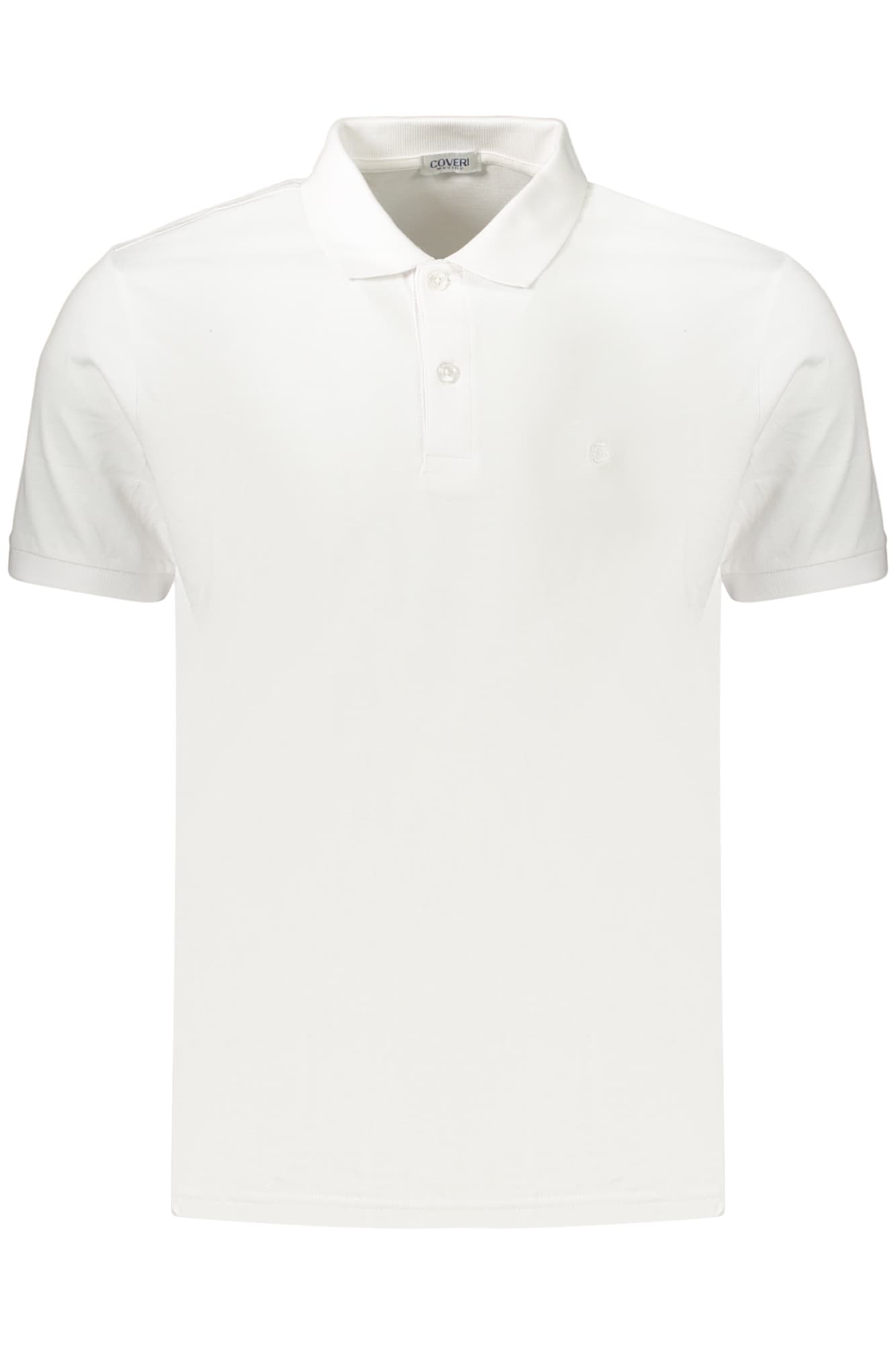 Мъжка поло тениска с къс ръкав COVERI MOVING, бяла - COVERI MOVING