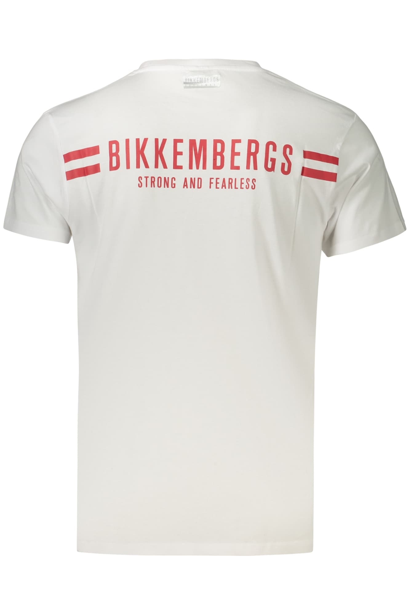 МЪЖКА ТЕНИСКА С КЪС РЪКАВ BIKKEMBERGS, БЯЛА - BIKKEMBERGS