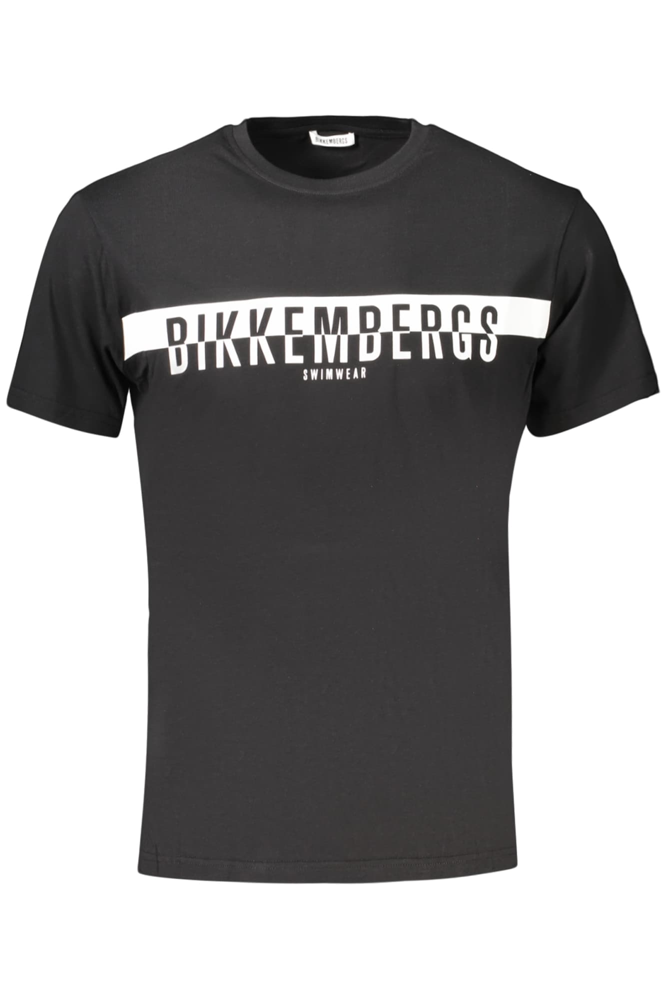 МЪЖКА ТЕНИСКА С КЪС РЪКАВ BIKKEMBERGS, ЧЕРНА - BIKKEMBERGS