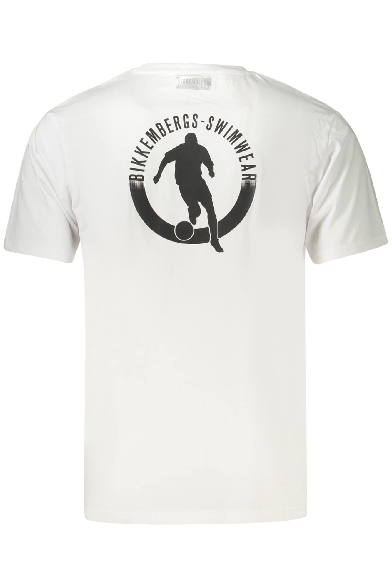 МЪЖКА ТЕНИСКА С КЪС РЪКАВ BIKKEMBERGS, БЯЛА - BIKKEMBERGS
