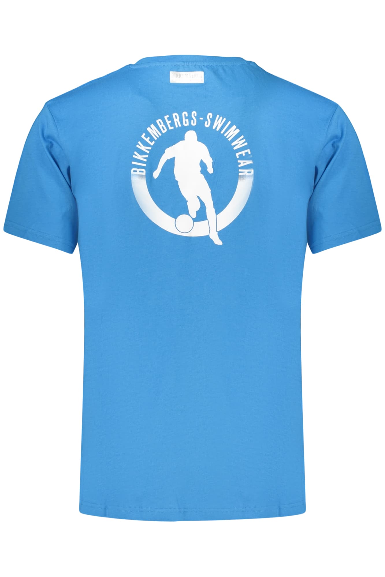 МЪЖКА ТЕНИСКА С КЪС РЪКАВ BIKKEMBERGS, СИНЯ - BIKKEMBERGS
