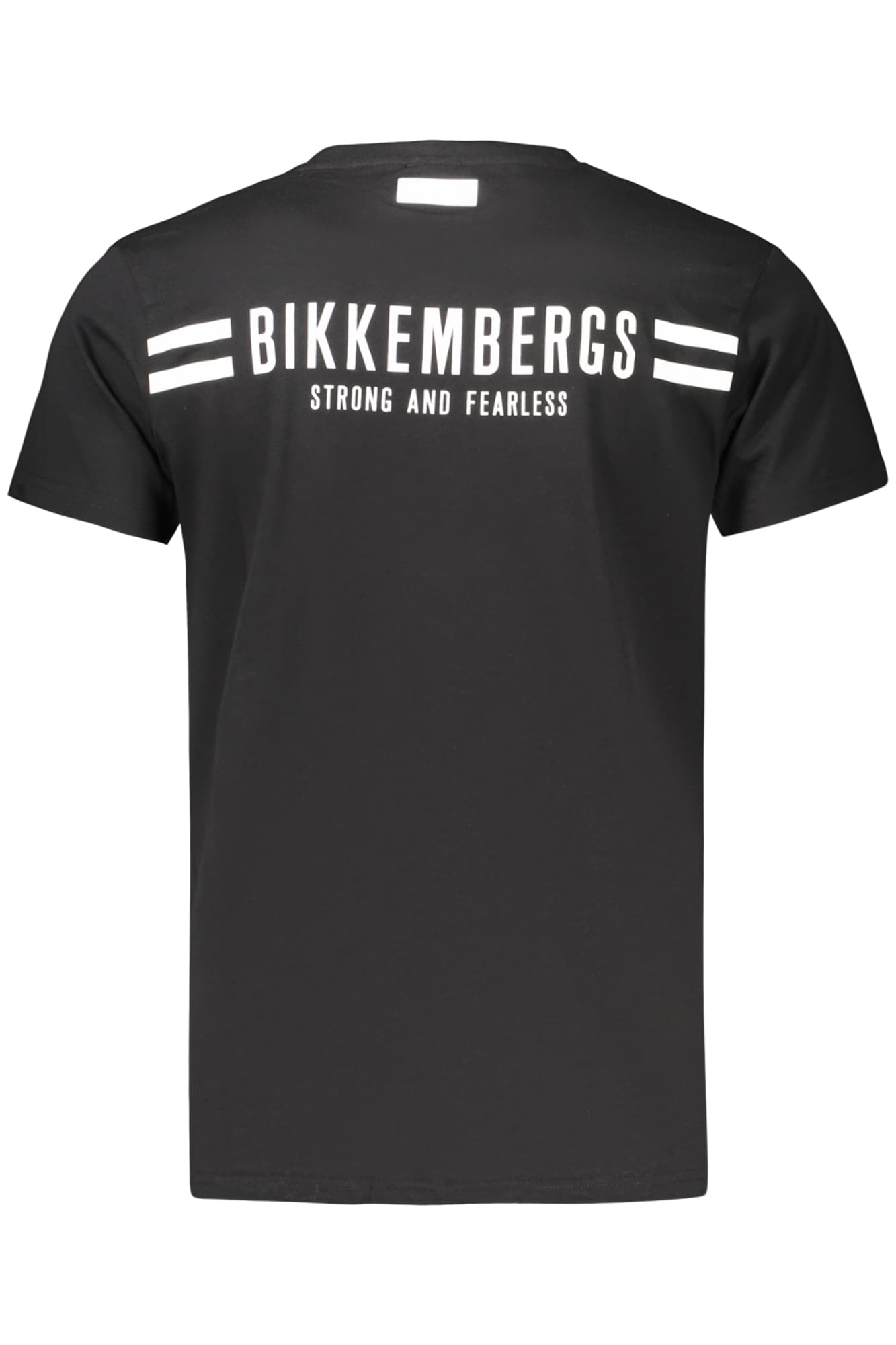 МЪЖКА ТЕНИСКА С КЪС РЪКАВ BIKKEMBERGS, ЧЕРНА - BIKKEMBERGS