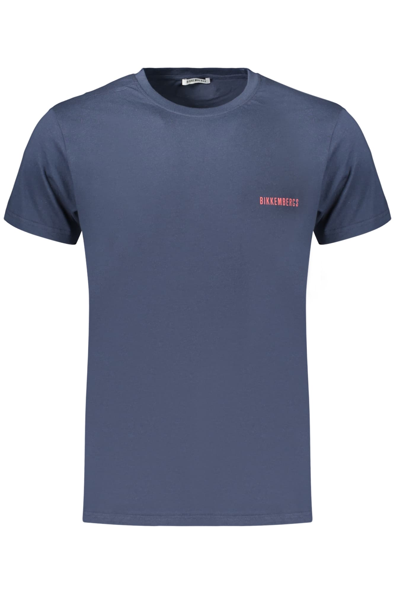 МЪЖКА ТЕНИСКА С КЪС РЪКАВ BIKKEMBERGS, СИНЯ - BIKKEMBERGS