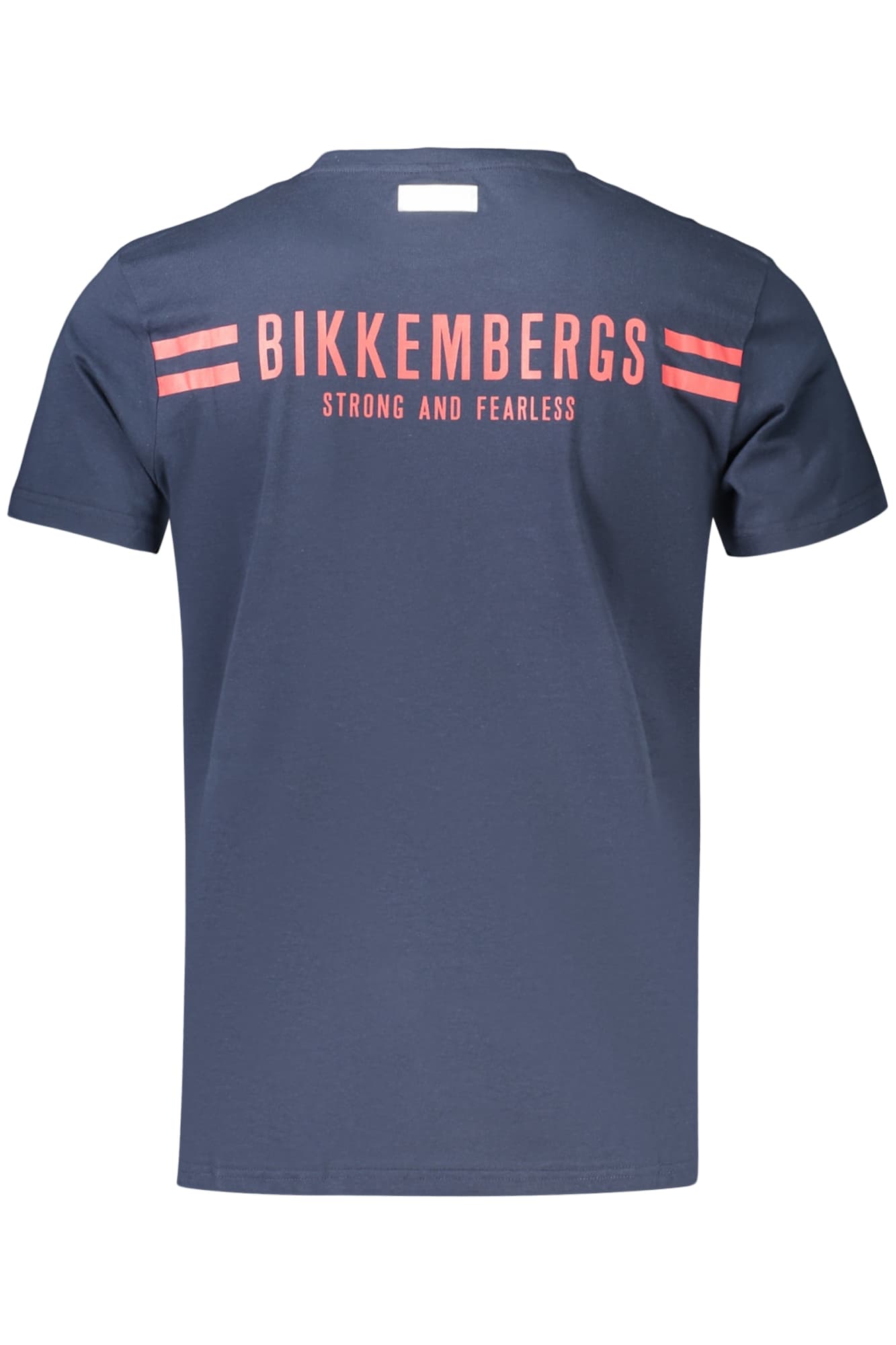 МЪЖКА ТЕНИСКА С КЪС РЪКАВ BIKKEMBERGS, СИНЯ - BIKKEMBERGS