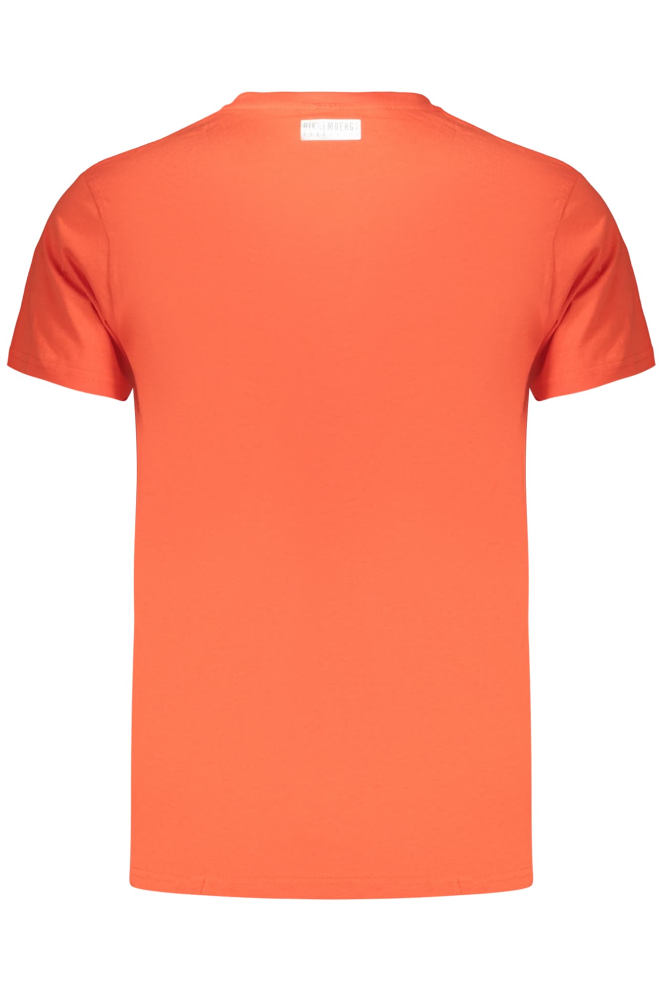 МЪЖКА ТЕНИСКА С КЪС РЪКАВ BIKKEMBERGS, ОРАНЖЕВА - BIKKEMBERGS