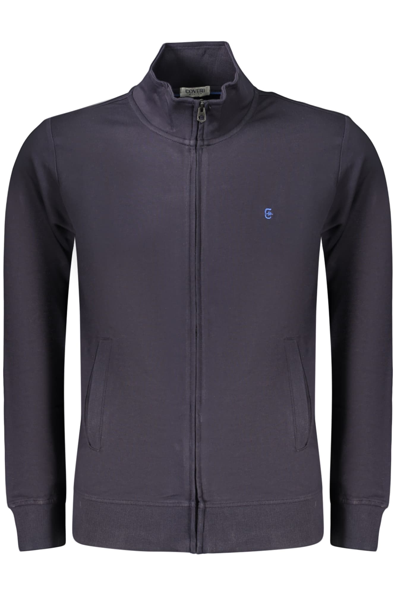 Мъжки суитшърт с цип COVERI MOVING, син - COVERI MOVING