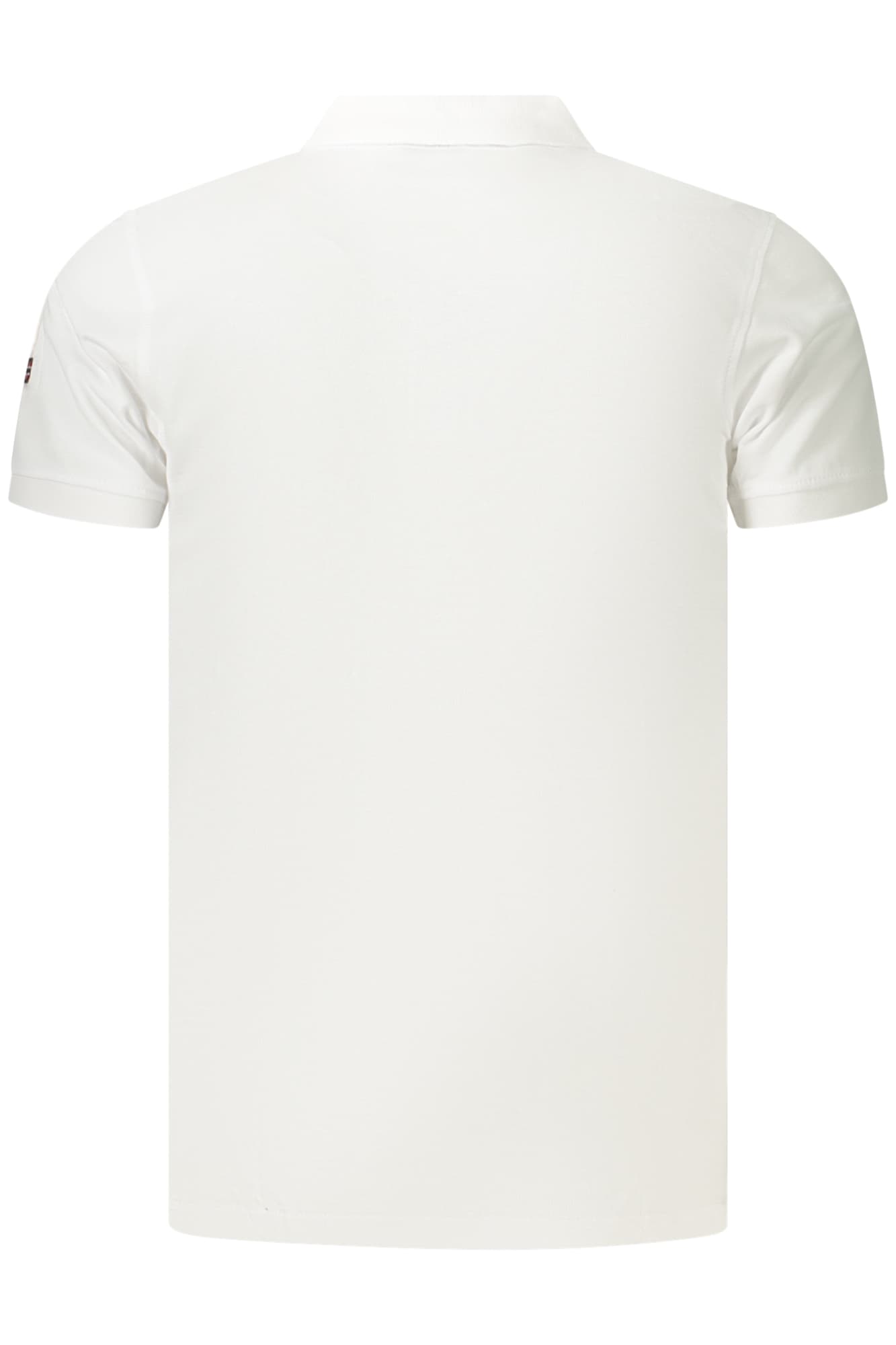 НОРВЕГИЯ 1963 МЪЖКА ПОЛО БЛИЗА С КЪС РЪКАВ, БЯЛА - NORWAY 1963