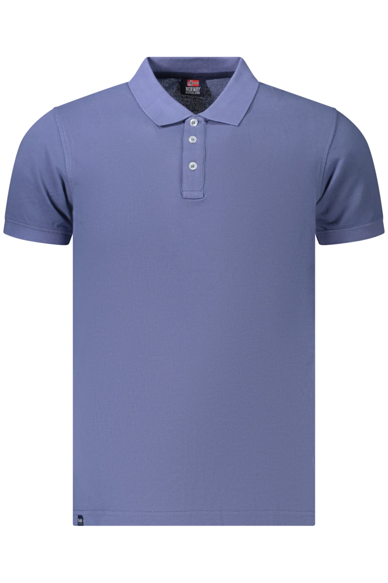 НОРВЕГИЯ 1963 МЪЖКА ПОЛО БЛИЗА С КЪС РЪКАВ, СИНЯ - NORWAY 1963
