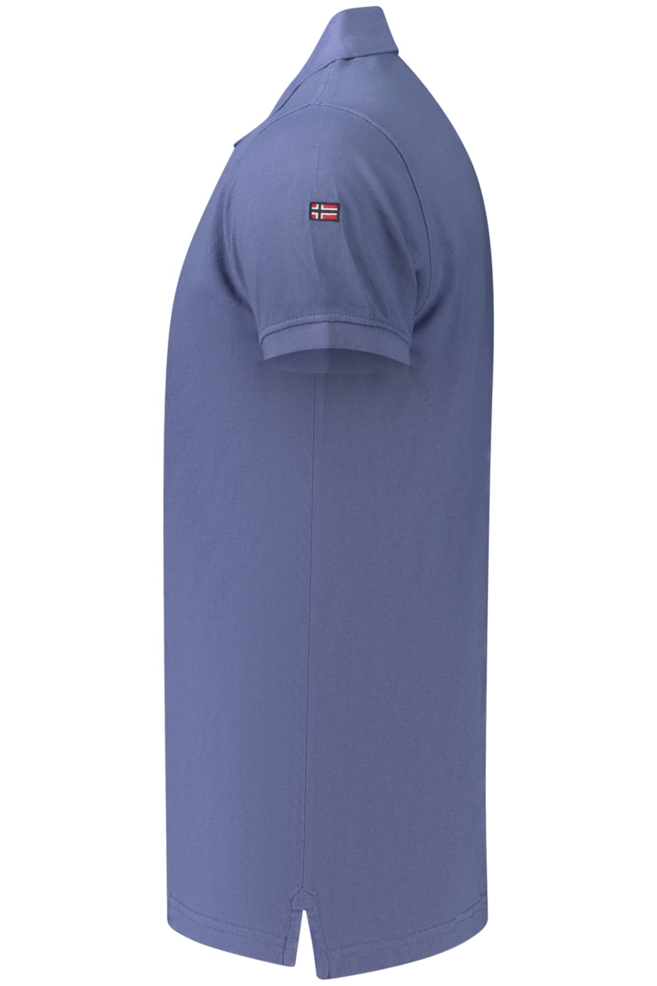 НОРВЕГИЯ 1963 МЪЖКА ПОЛО БЛИЗА С КЪС РЪКАВ, СИНЯ - NORWAY 1963