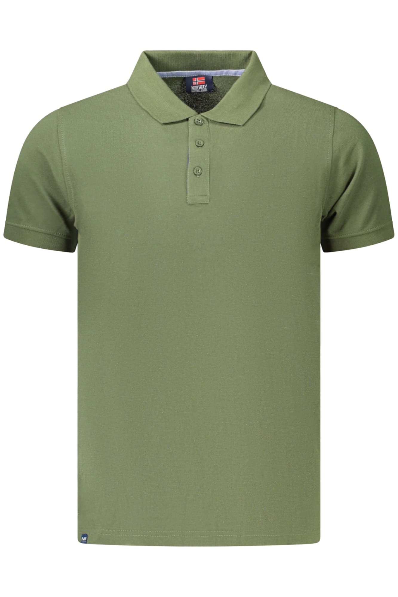 НОРВЕГИЯ 1963 МЪЖКА ПОЛО БЛИЗА С КЪС РЪКАВ, ЗЕЛЕНА - NORWAY 1963