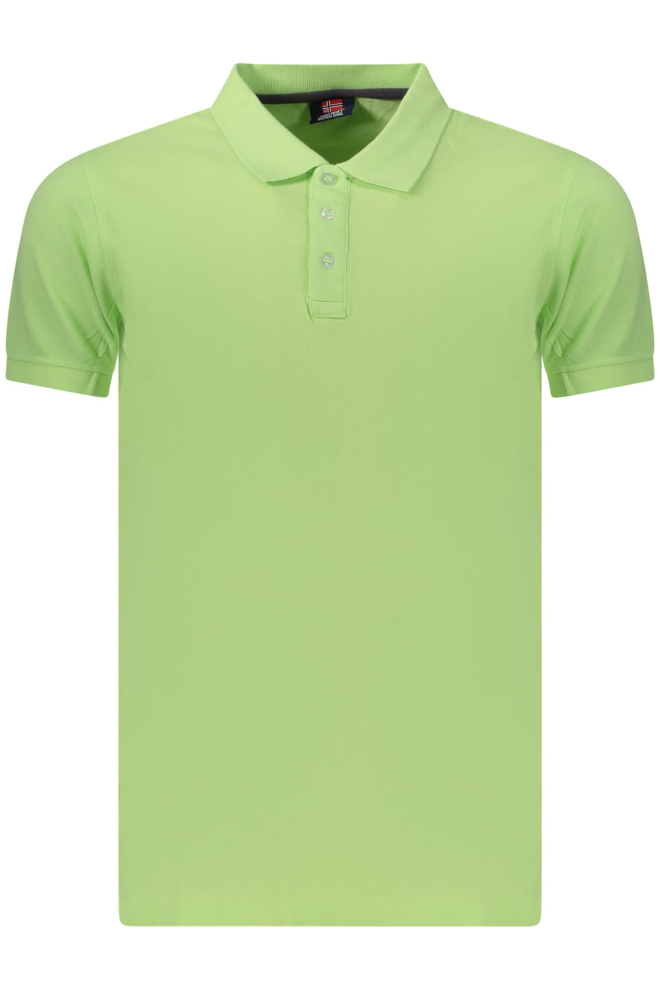 НОРВЕГИЯ 1963 МЪЖКА ПОЛО БЛИЗА С КЪС РЪКАВ, ЗЕЛЕНА - NORWAY 1963