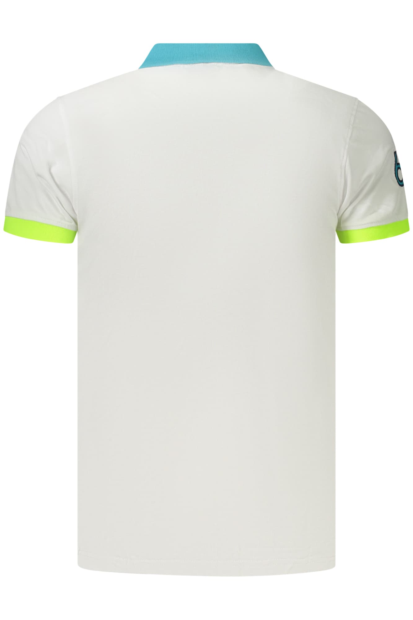 НОРВЕГИЯ 1963 МЪЖКА ПОЛО БЛИЗА С КЪС РЪКАВ, БЯЛА - NORWAY 1963