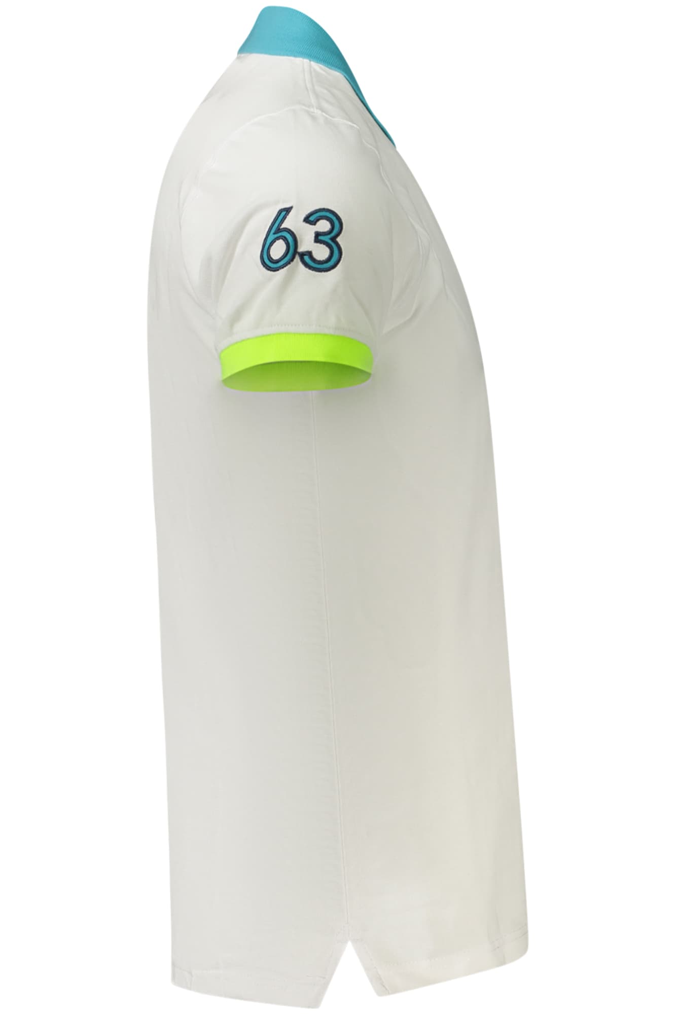 НОРВЕГИЯ 1963 МЪЖКА ПОЛО БЛИЗА С КЪС РЪКАВ, БЯЛА - NORWAY 1963