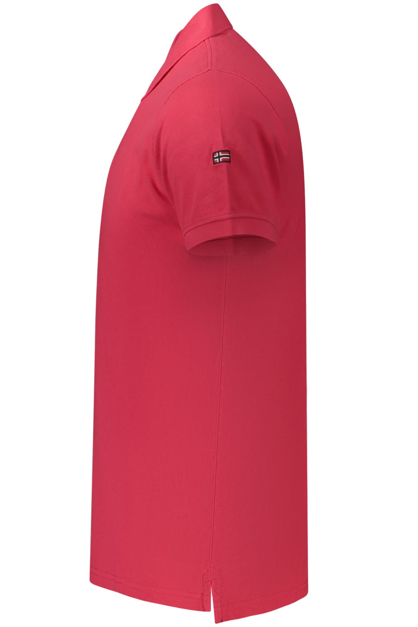 НОРВЕГИЯ 1963 МЪЖКА ПОЛО БЛИЗА С КЪС РЪКАВ, ЧЕРВЕНА - NORWAY 1963