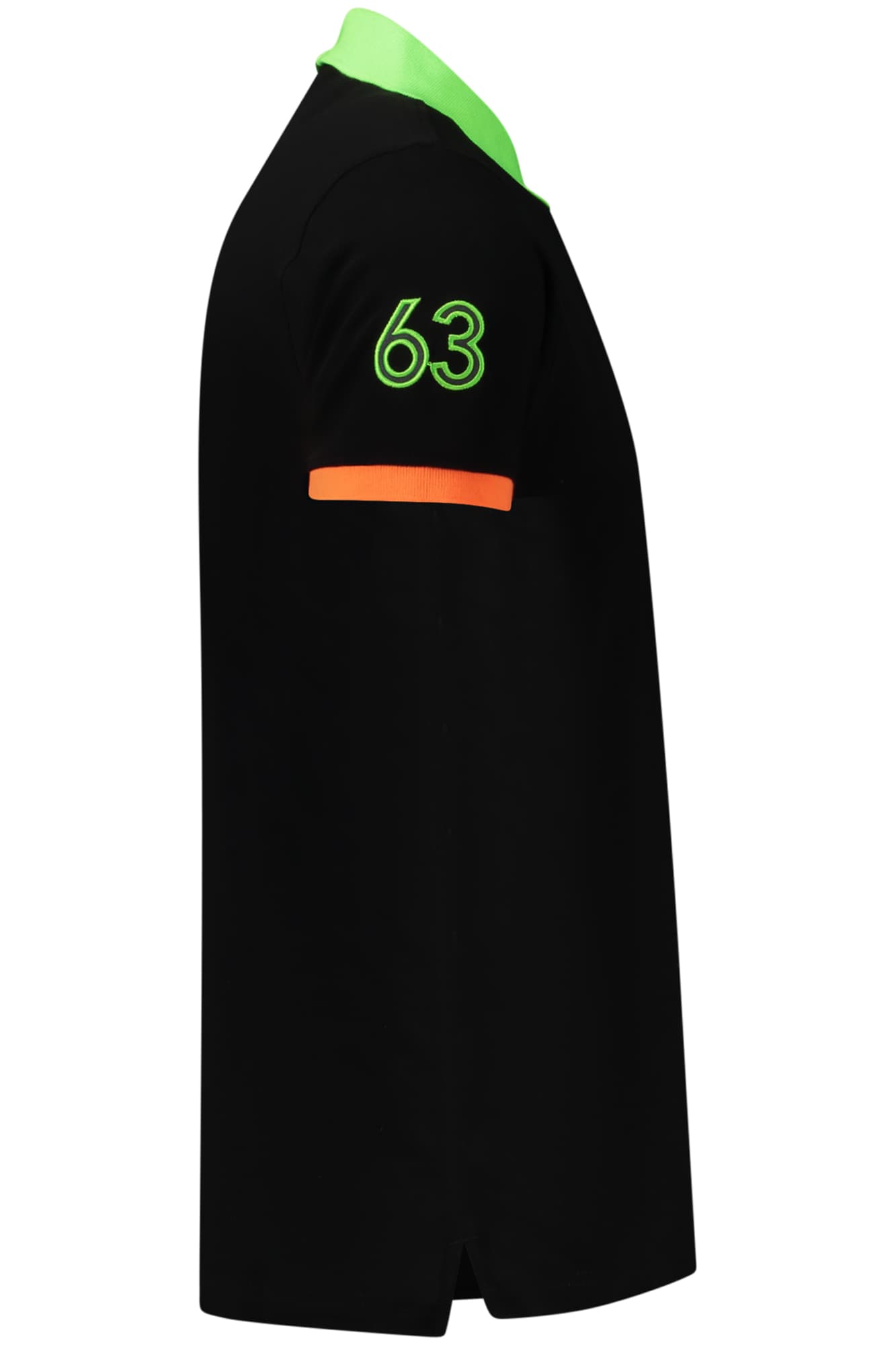 НОРВЕГИЯ 1963 МЪЖКА ПОЛО БЛИЗА С КЪС РЪКАВ, ЧЕРНА - NORWAY 1963