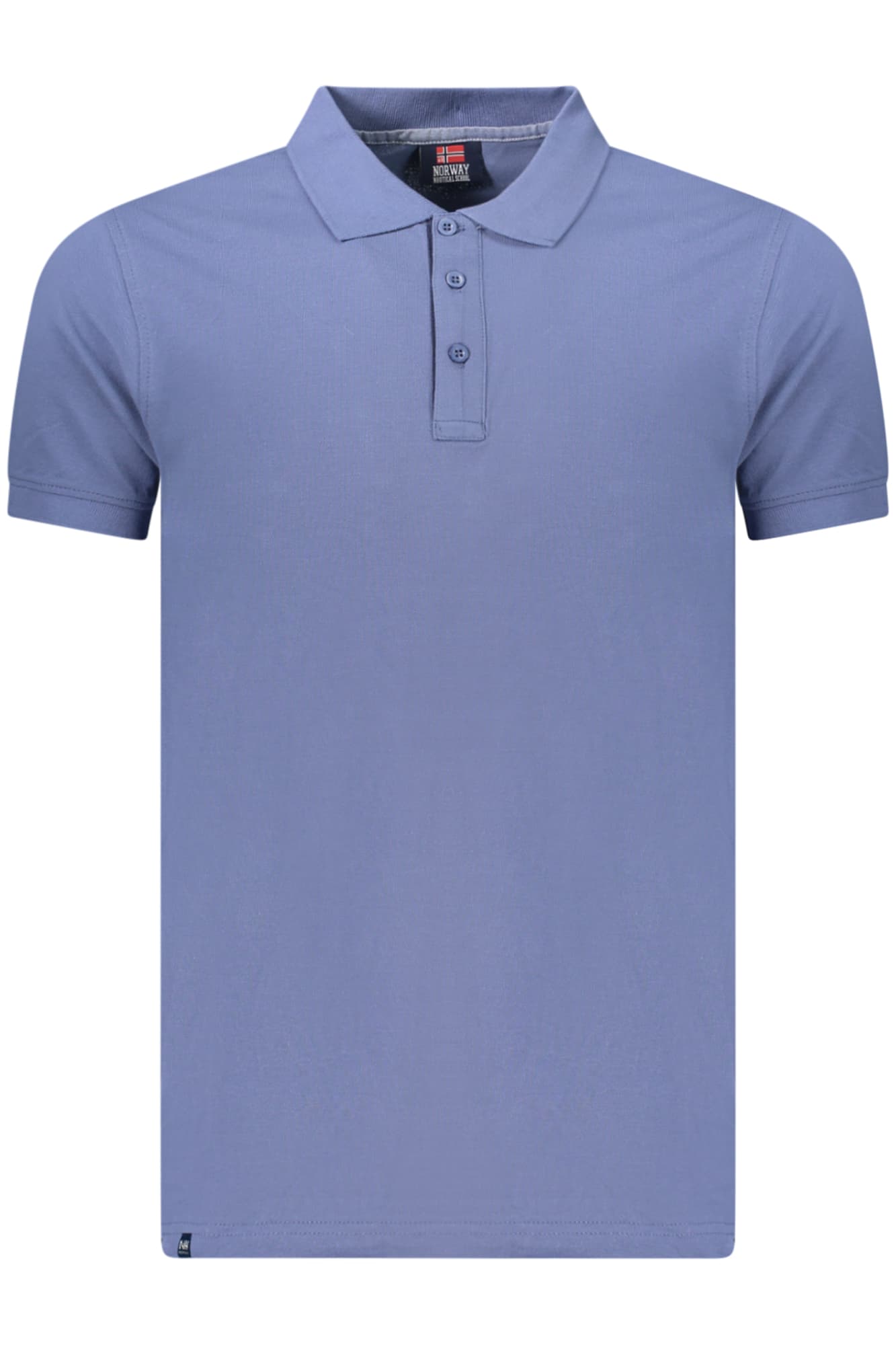 НОРВЕГИЯ 1963 МЪЖКА ПОЛО БЛИЗА С КЪС РЪКАВ, СИНЯ - NORWAY 1963