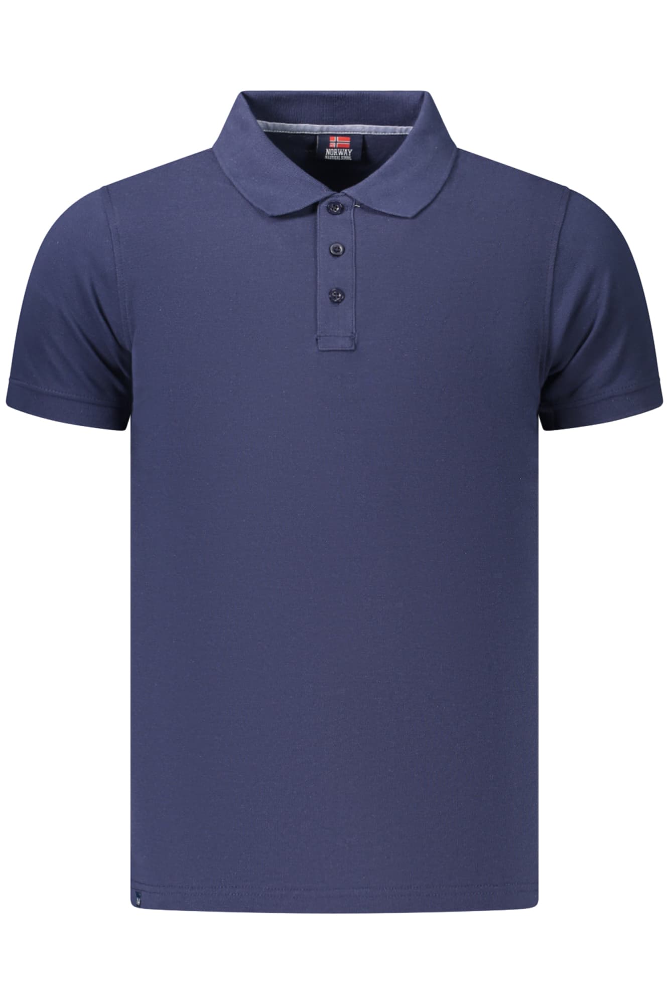 НОРВЕГИЯ 1963 МЪЖКА ПОЛО БЛИЗА С КЪС РЪКАВ, СИНЯ - NORWAY 1963