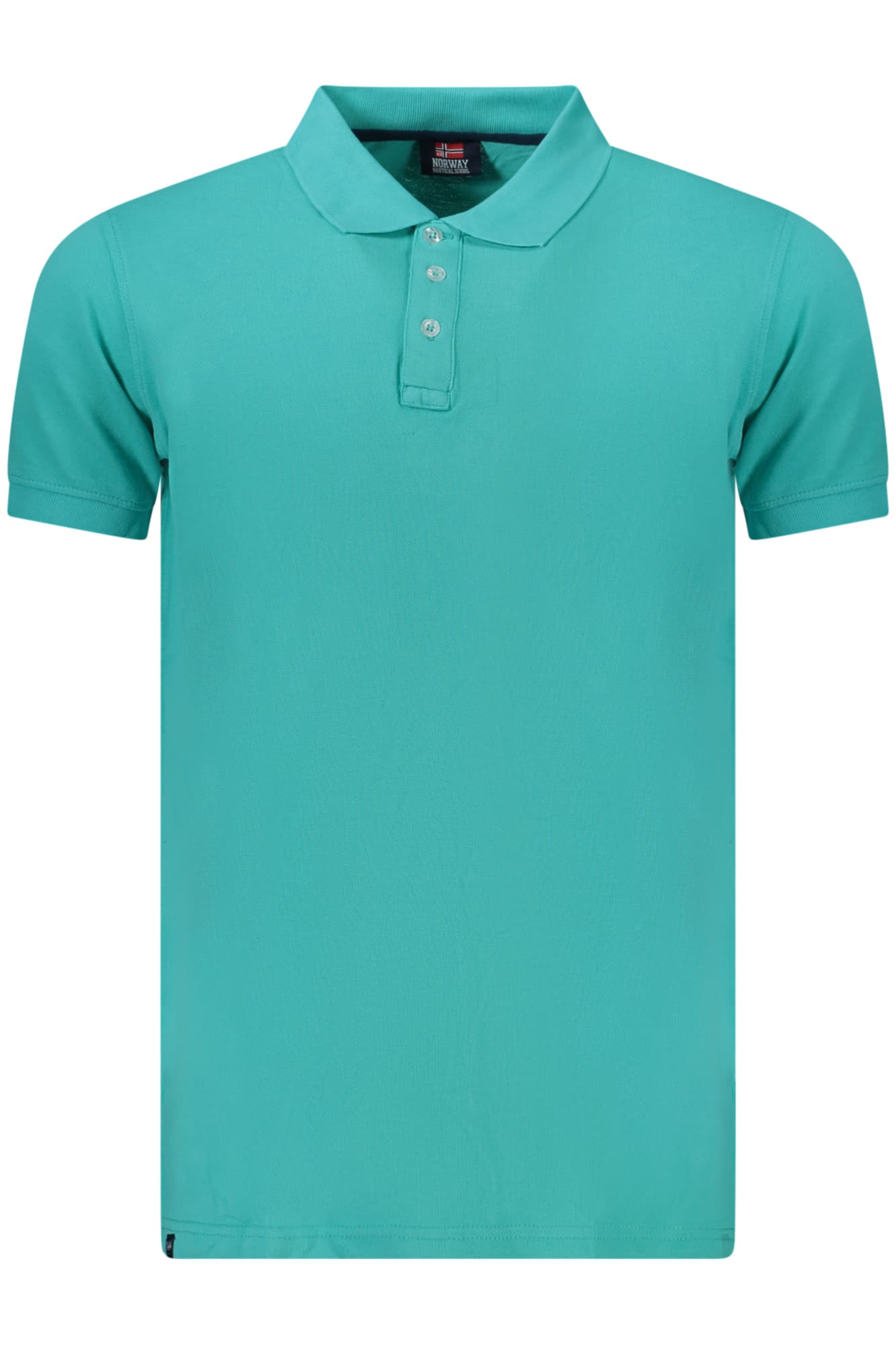 НОРВЕГИЯ 1963 МЪЖКА ПОЛО БЛИЗА С КЪС РЪКАВ, СИНЯ - NORWAY 1963