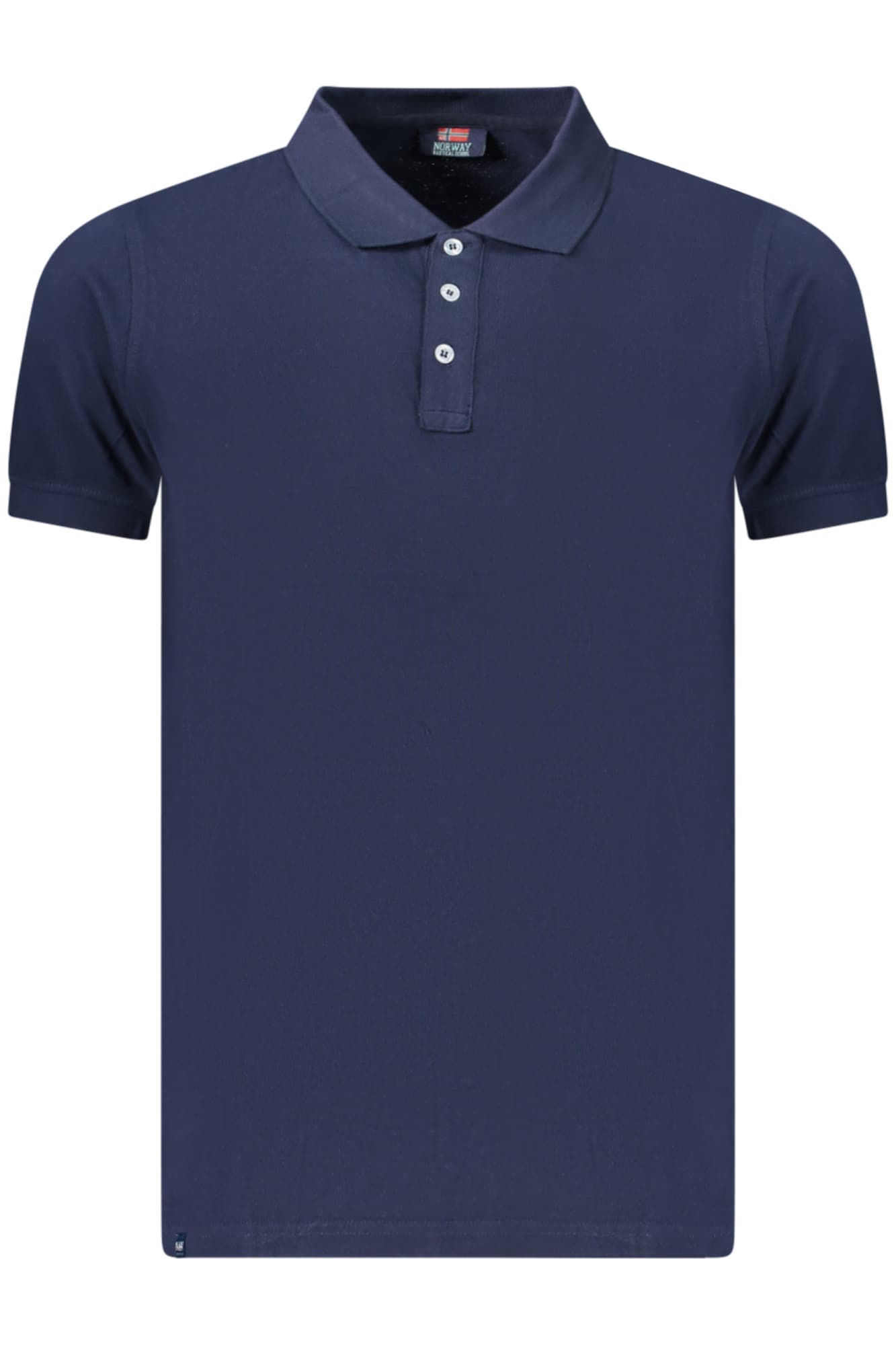 НОРВЕГИЯ 1963 МЪЖКА ПОЛО БЛИЗА С КЪС РЪКАВ, СИНЯ - NORWAY 1963