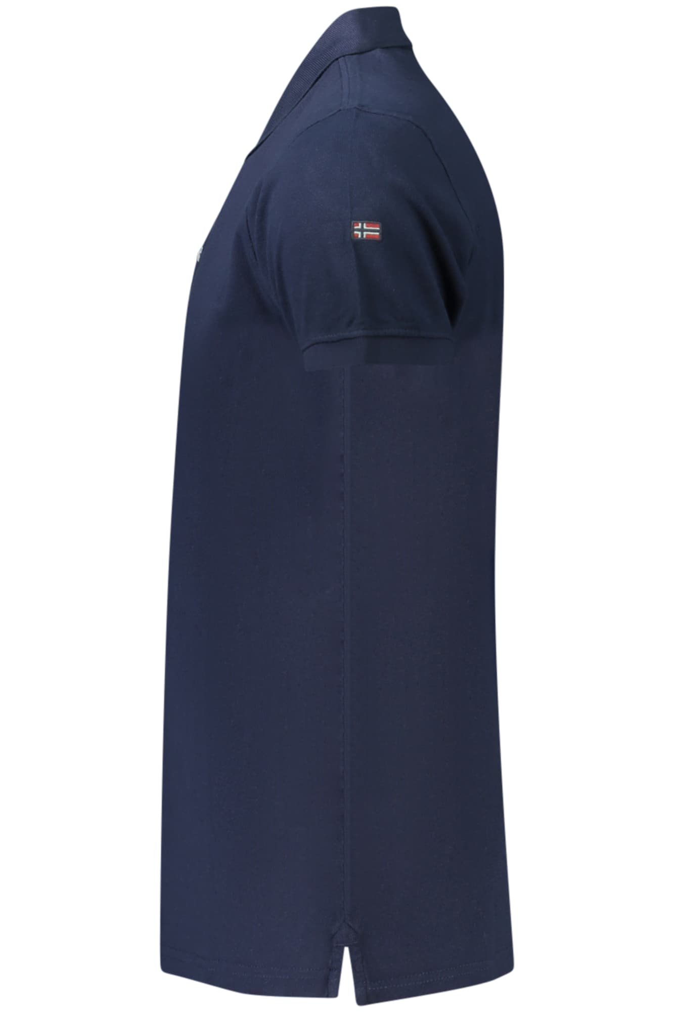 НОРВЕГИЯ 1963 МЪЖКА ПОЛО БЛИЗА С КЪС РЪКАВ, СИНЯ - NORWAY 1963