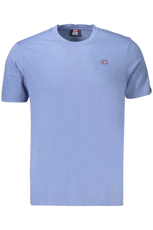 НОРВЕГИЯ 1963 МЪЖКА ТЕНИСКА С КЪС РЪКАВ, СИНЯ