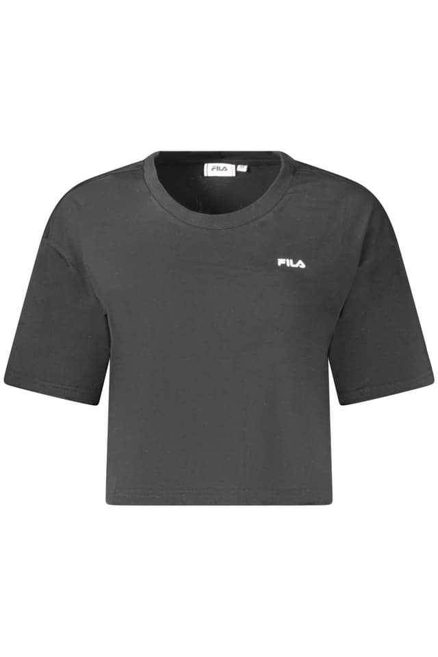 FILA ТЕНИСКА С КЪС РЪКАВ ДАМСКА ЧЕРНА