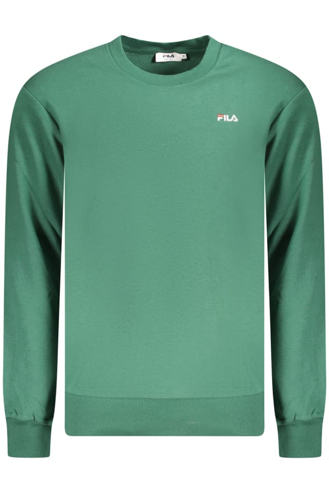 Мъжки суитшърт с цип FILA, зелен