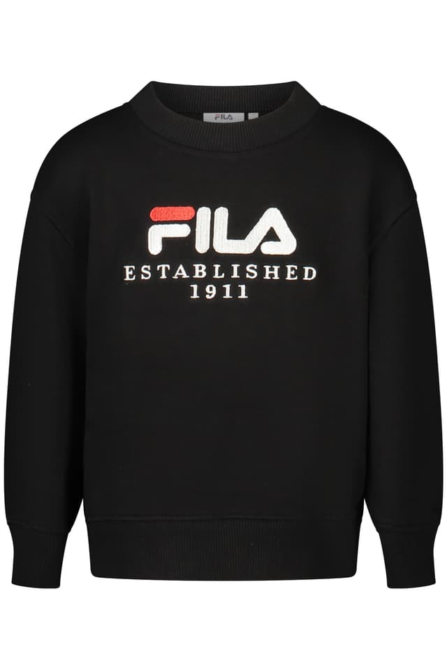 ДЕТСКИ ЧЕРЕН СУИТШЪРТ С ЦИП FILA