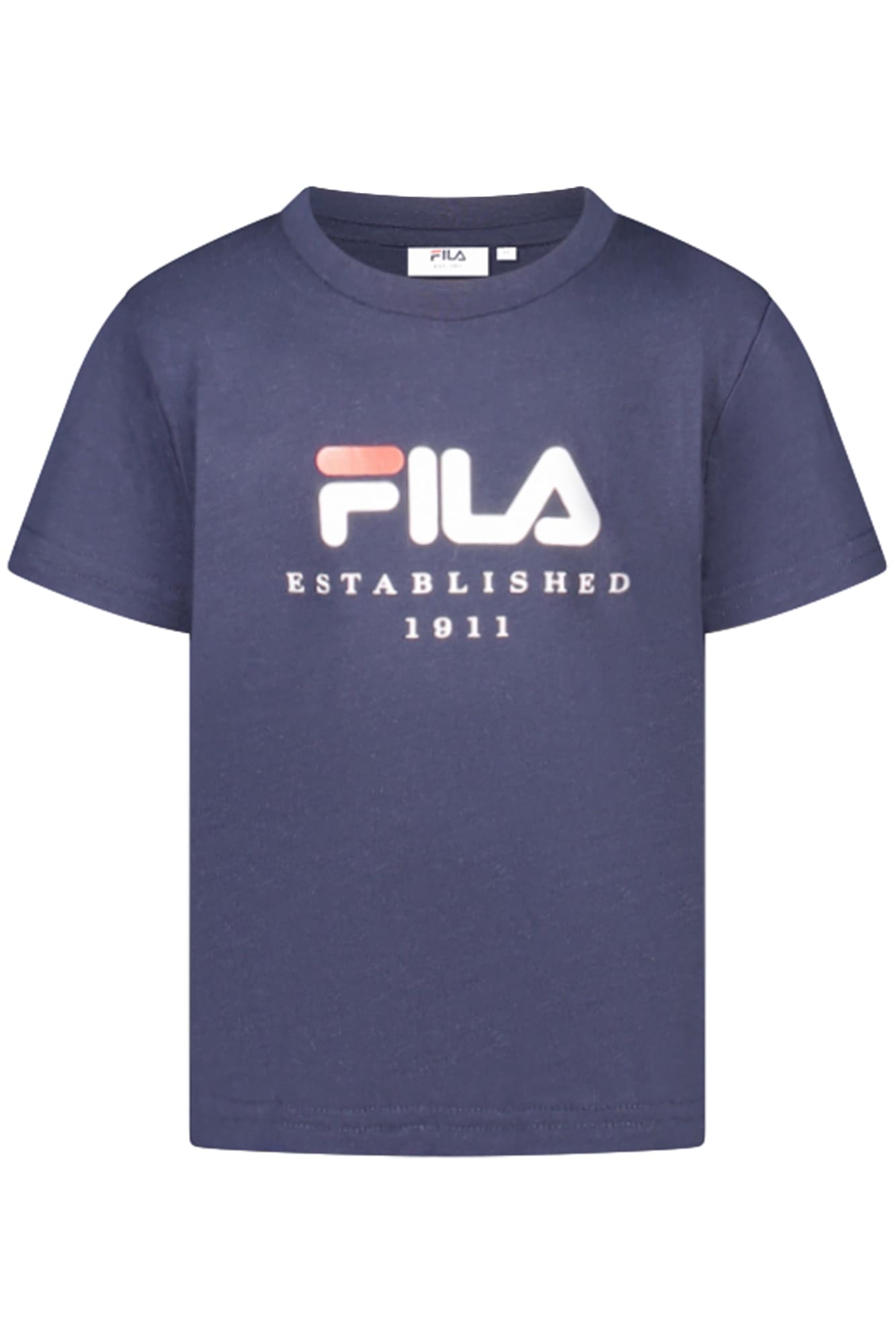 Тениска FILA с къс ръкав за момичета, синя - FILA