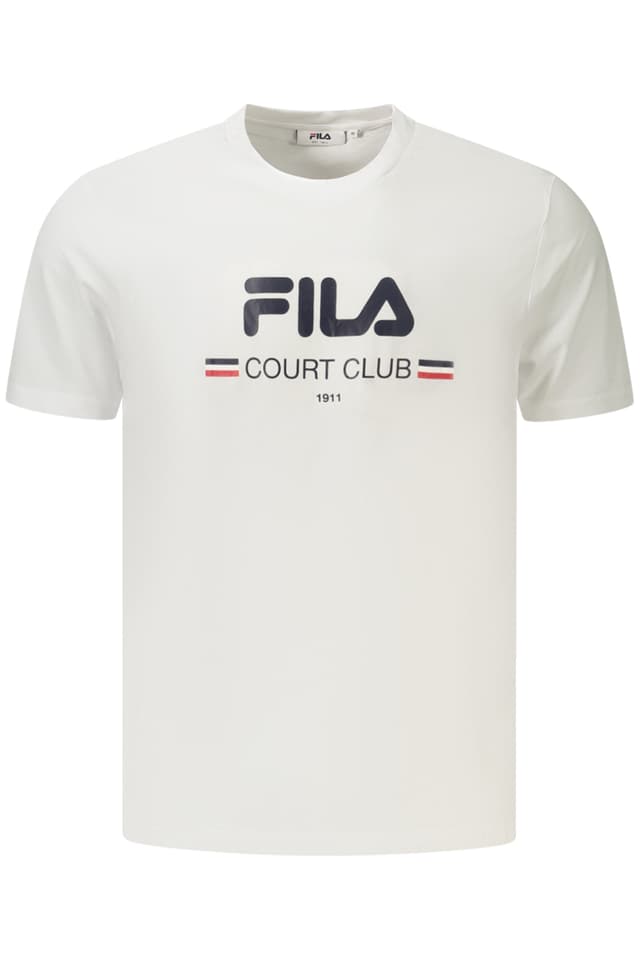 МЪЖКА ТЕНИСКА С КЪС РЪКАВ FILA, БЯЛА