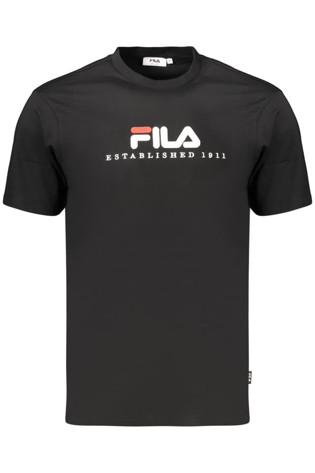 МЪЖКА ТЕНИСКА С КЪС РЪКАВ FILA, ЧЕРНА