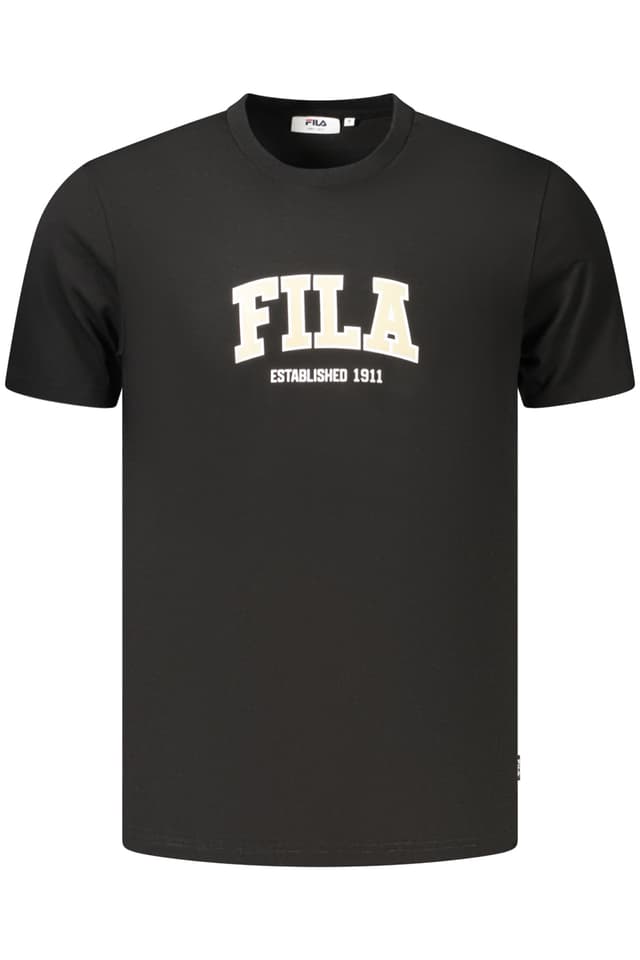 МЪЖКА ТЕНИСКА С КЪС РЪКАВ FILA, ЧЕРНА