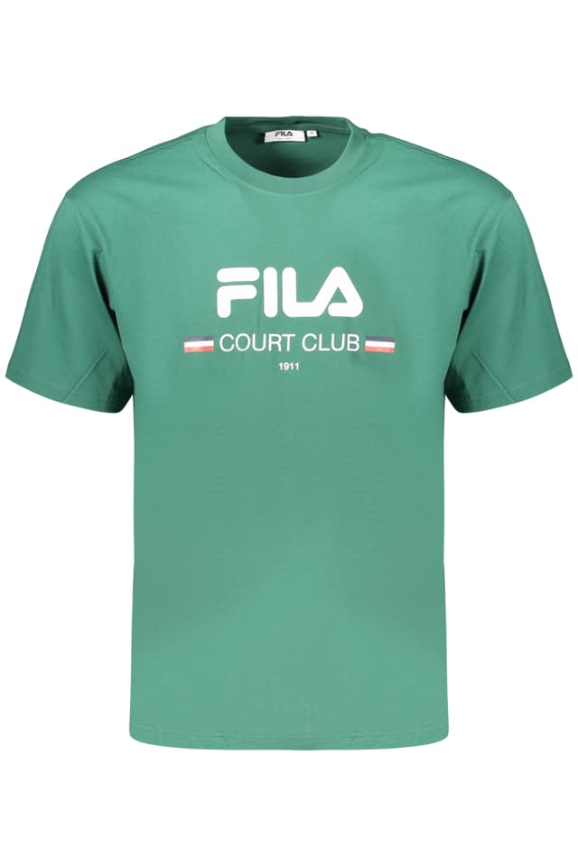 МЪЖКА ТЕНИСКА С КЪС РЪКАВ FILA, ЗЕЛЕНА