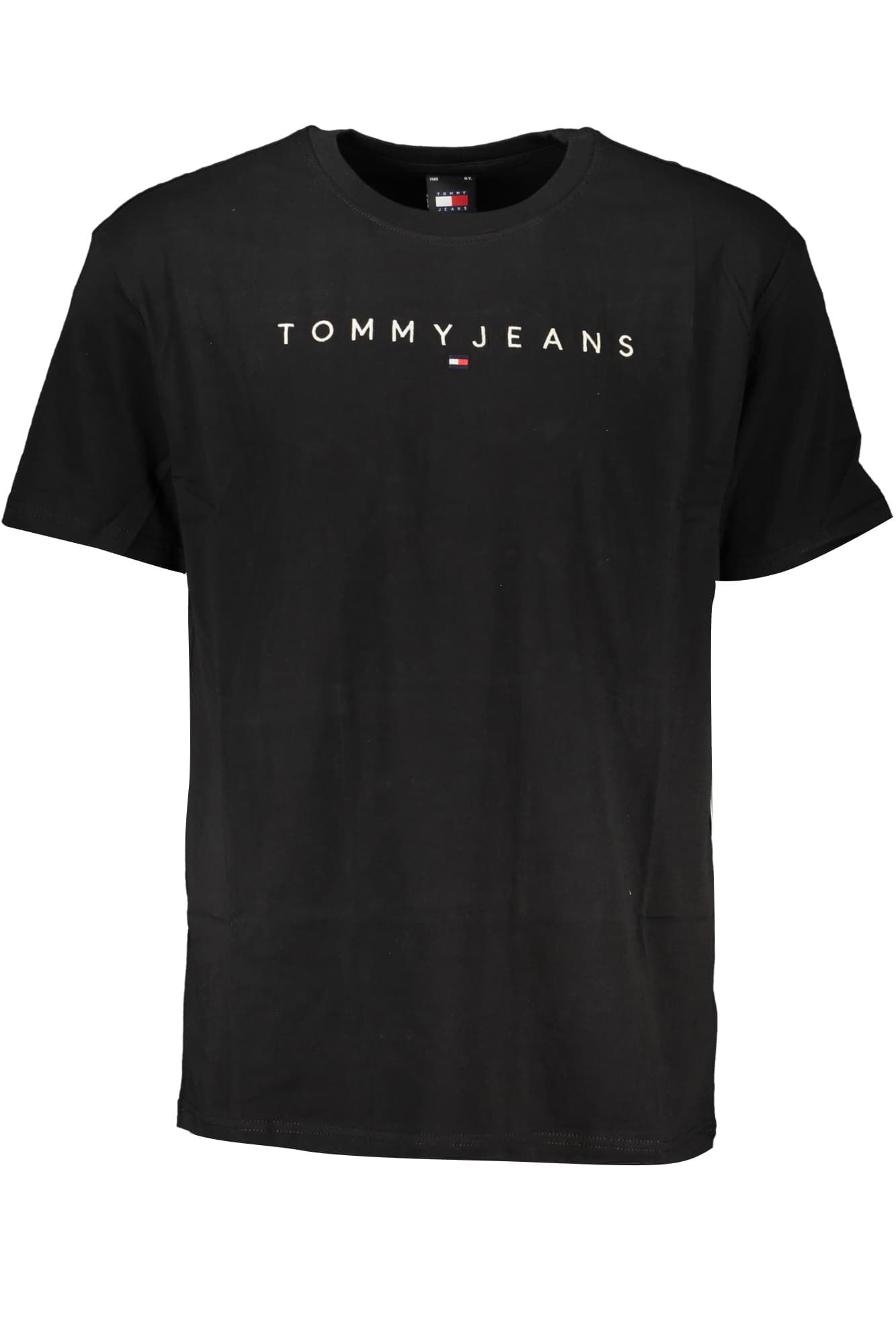 TOMMY HILFIGER МЪЖКА ТЕНИСКА С КЪС РЪКАВ ЧЕРНА - TOMMY HILFIGER