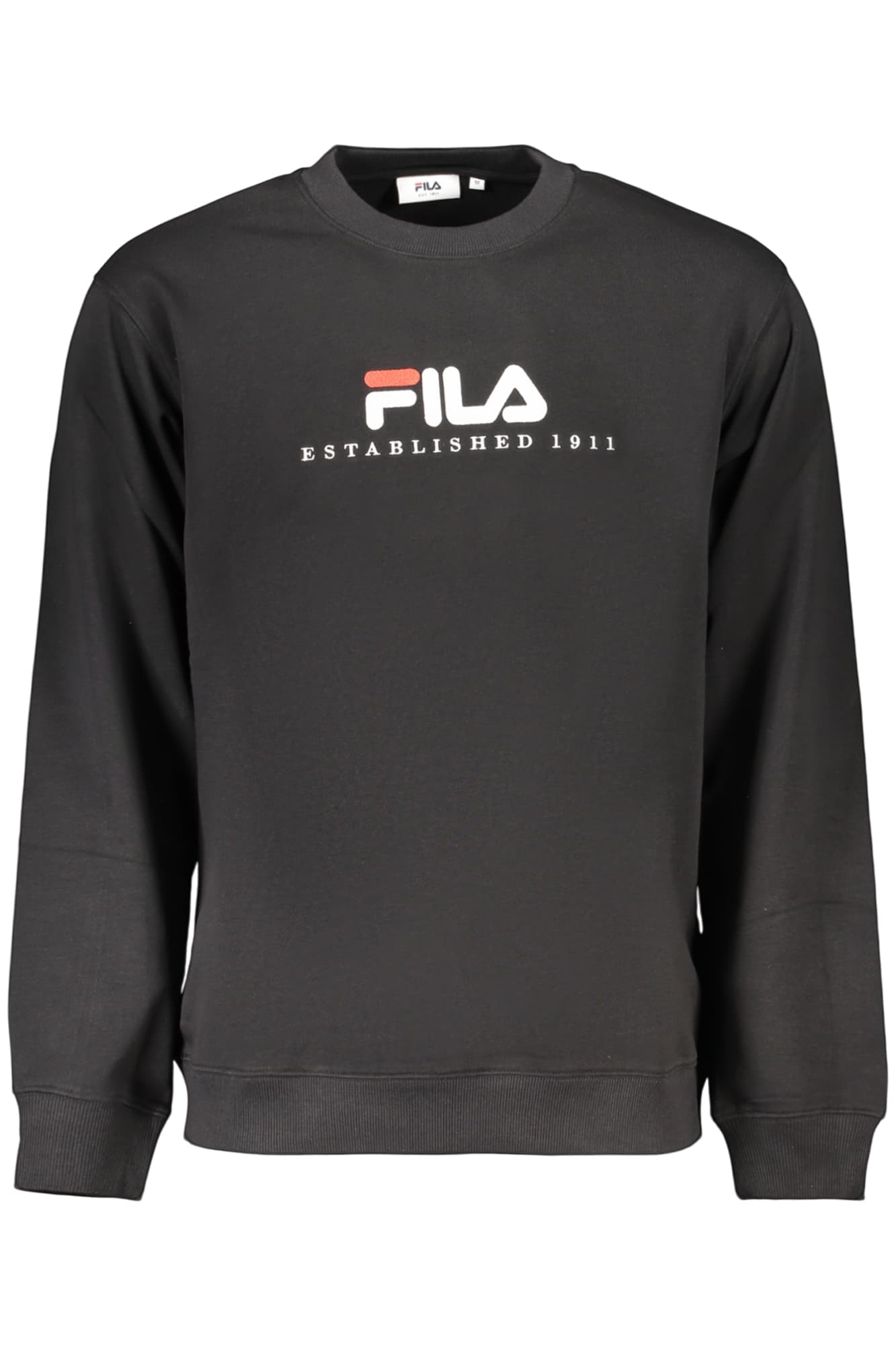 Мъжки черен суитшърт с цип FILA - FILA