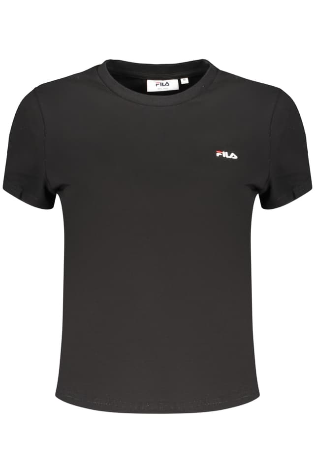 ДАМСКА ТЕНИСКА С КЪС РЪКАВ FILA, ЧЕРНА