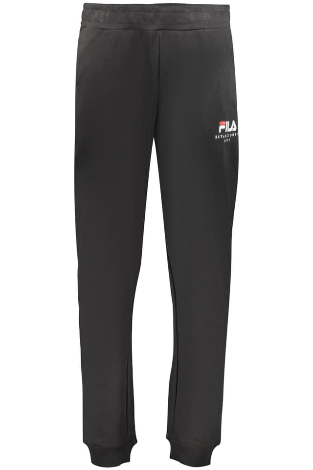 Мъжки черни дълги спортни панталони FILA