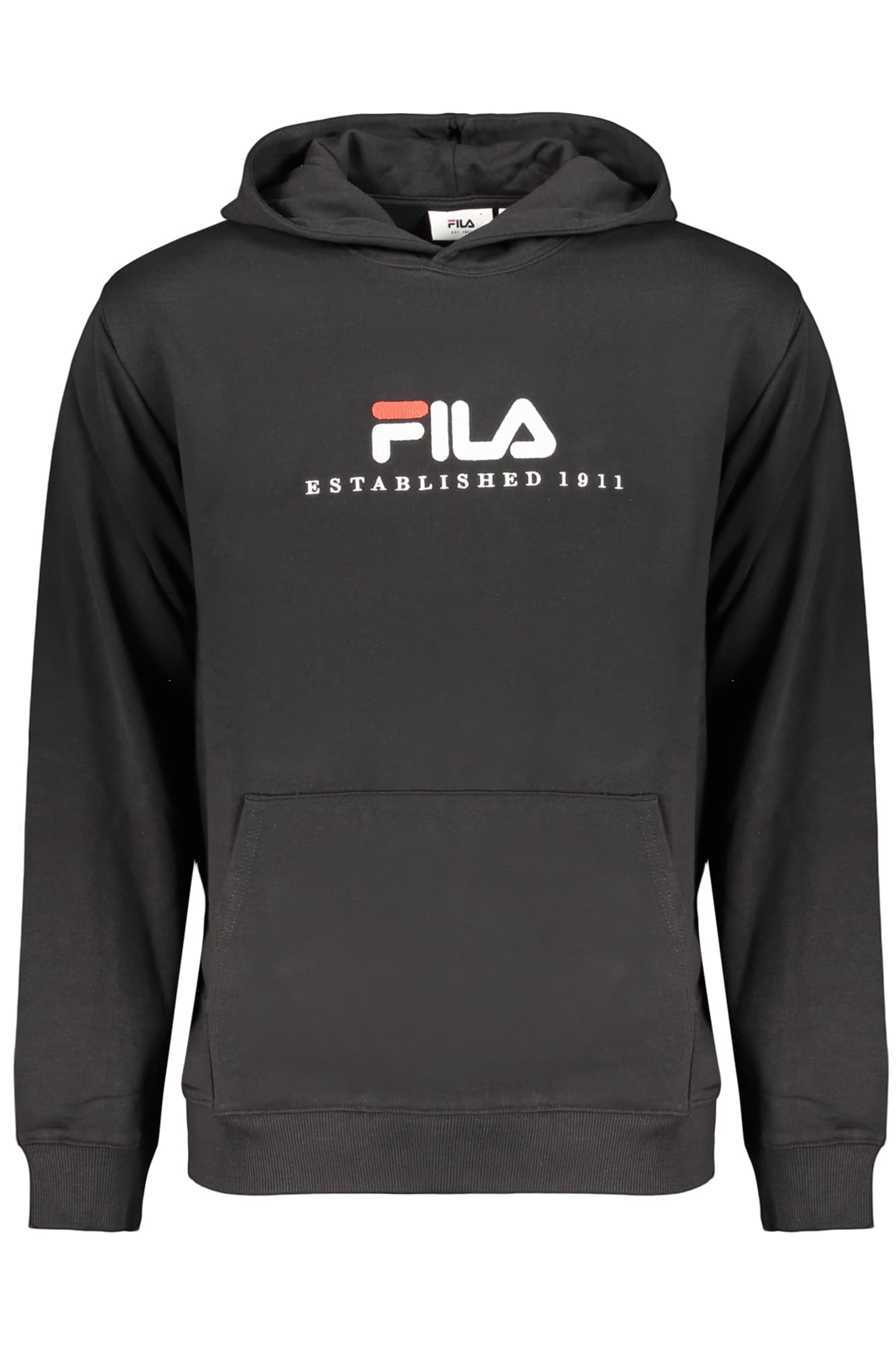 Мъжки черен суитшърт с цип FILA - FILA